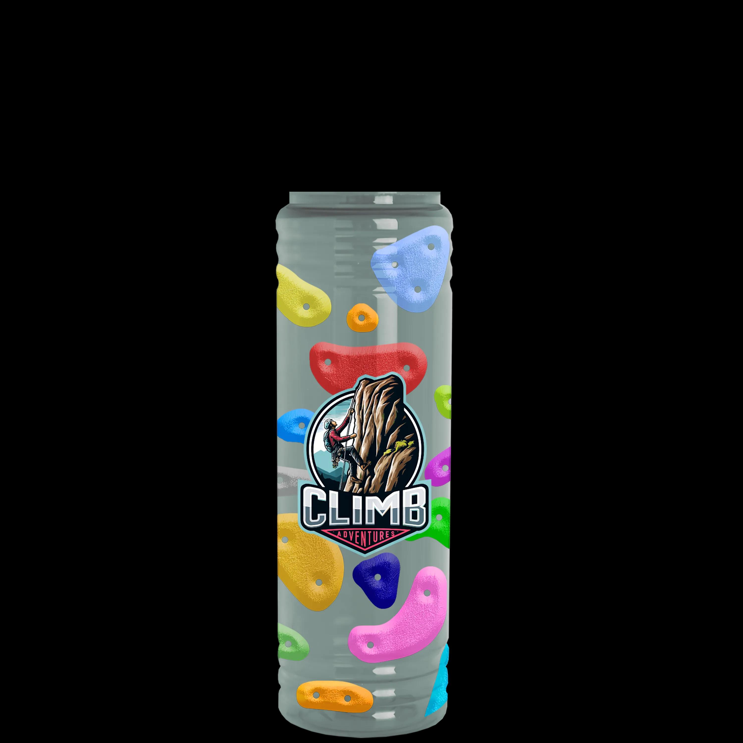 Garyline® Slim Fit RPET Bottle with Flip-Straw, Swivel-Handle Lid - 24 oz. 25 of 45