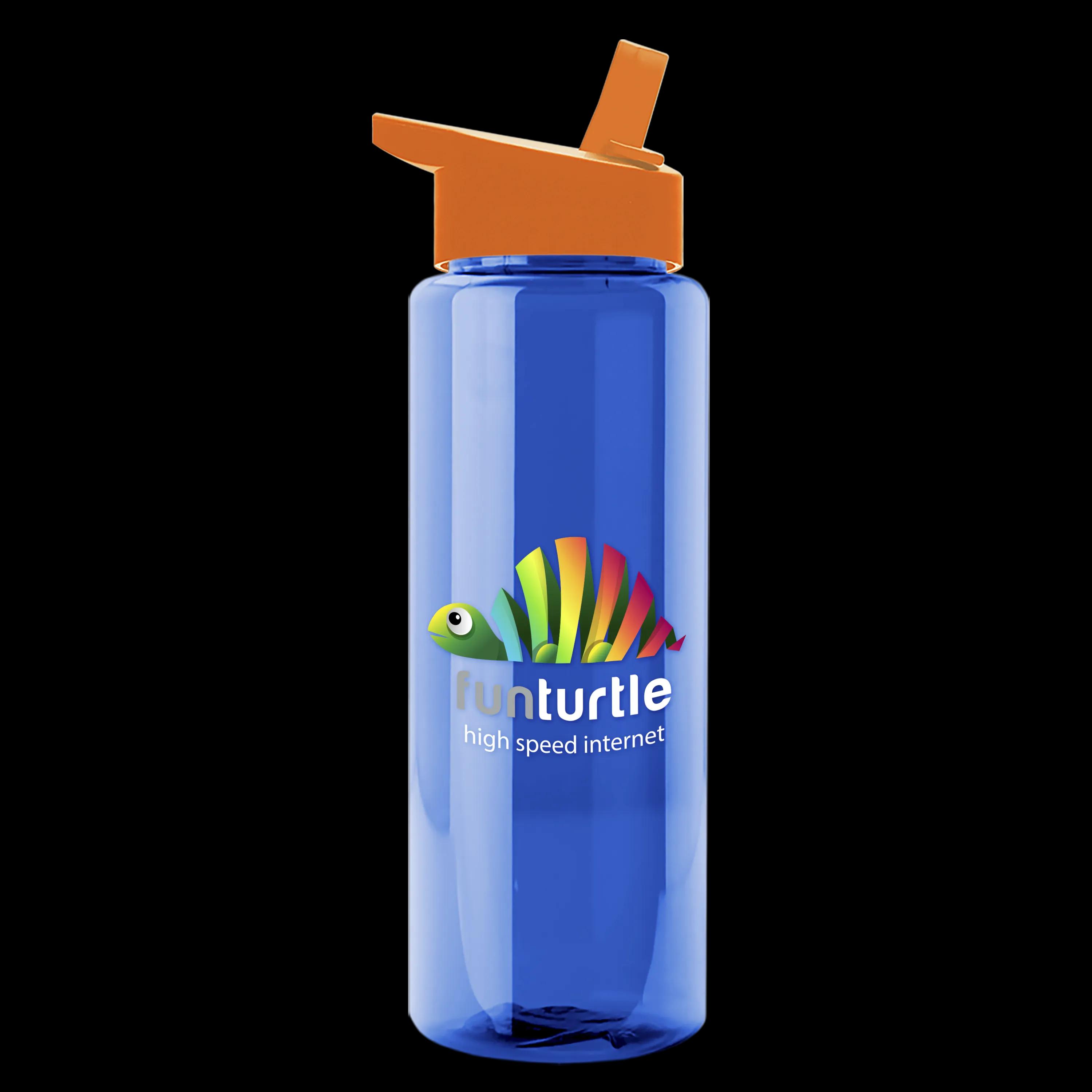 Garyline® Slim Fit RPET Bottle with Flip-Straw Lid - 32 oz. 115 of 207
