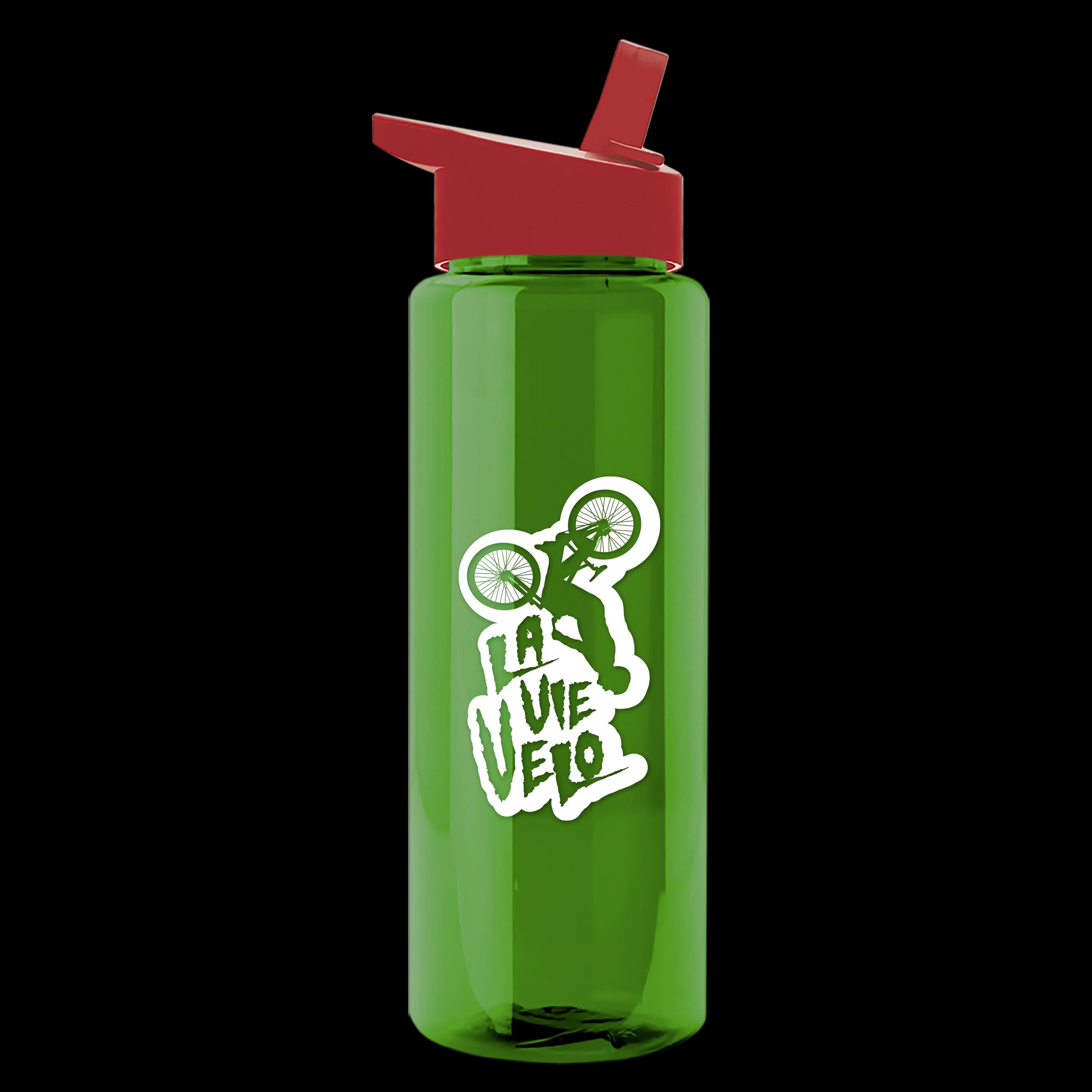 Garyline® Slim Fit RPET Bottle with Flip-Straw Lid - 32 oz. 80 of 207