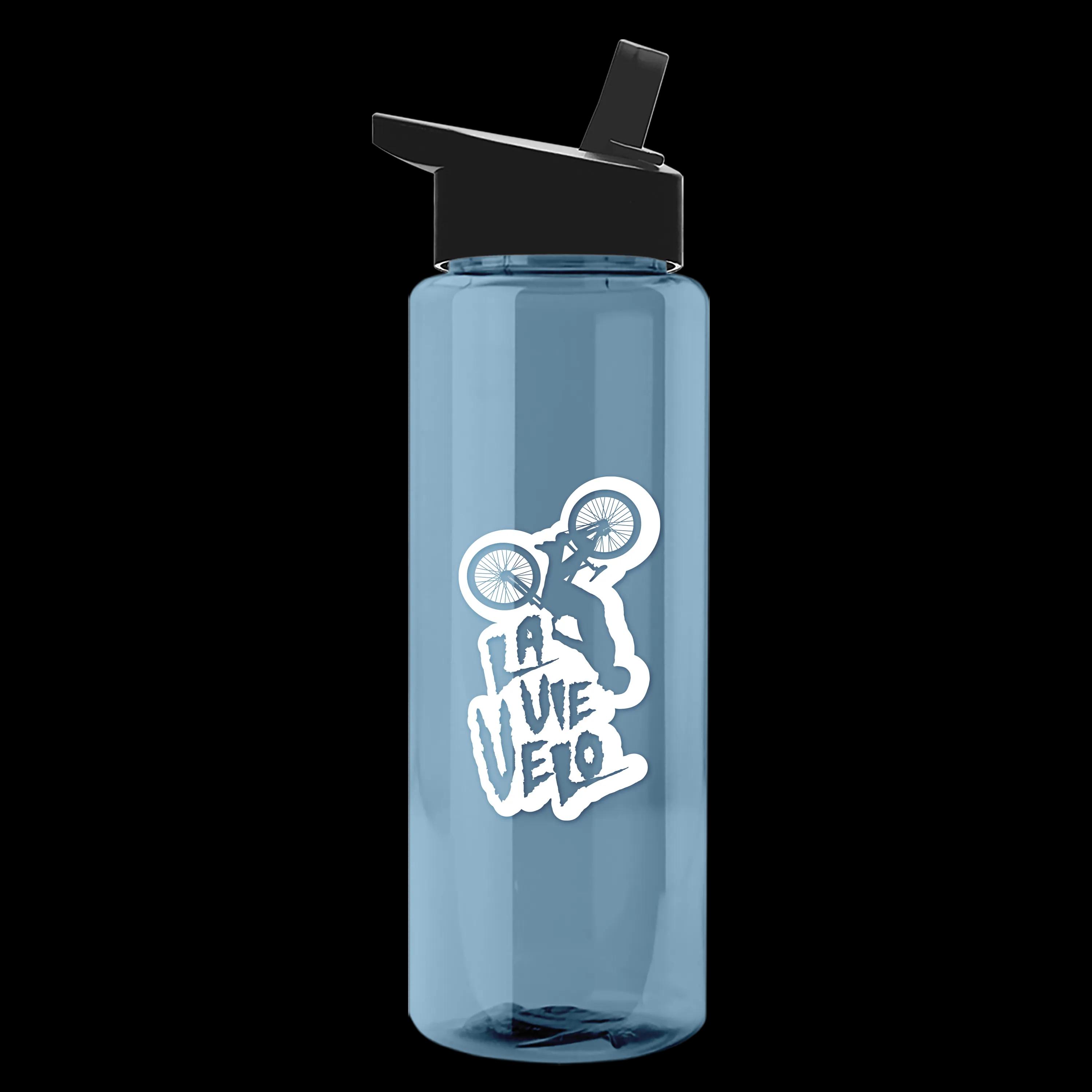 Garyline® Slim Fit RPET Bottle with Flip-Straw Lid - 32 oz. 6 of 207