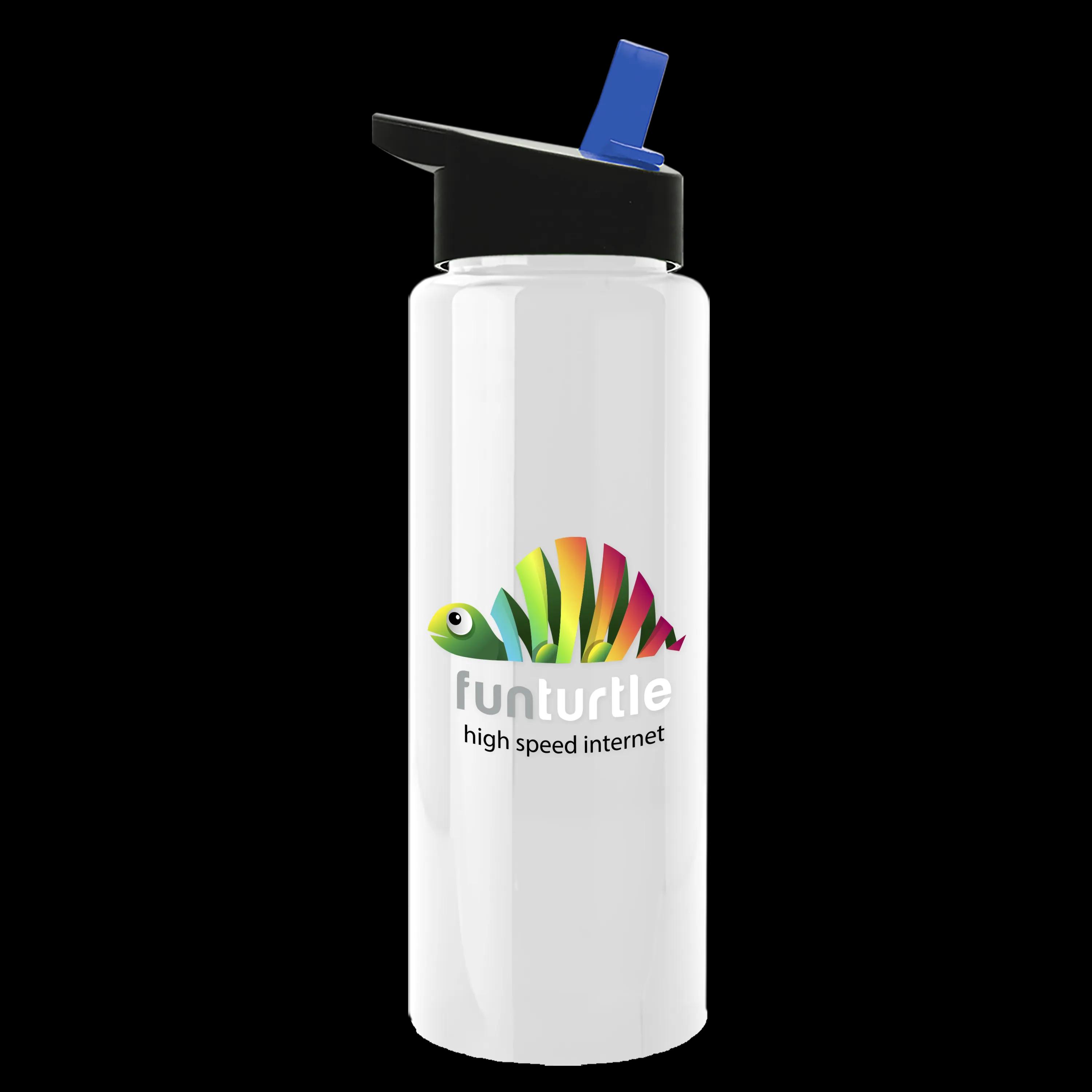 Garyline® Slim Fit RPET Bottle with Flip-Straw Lid - 32 oz. 145 of 207