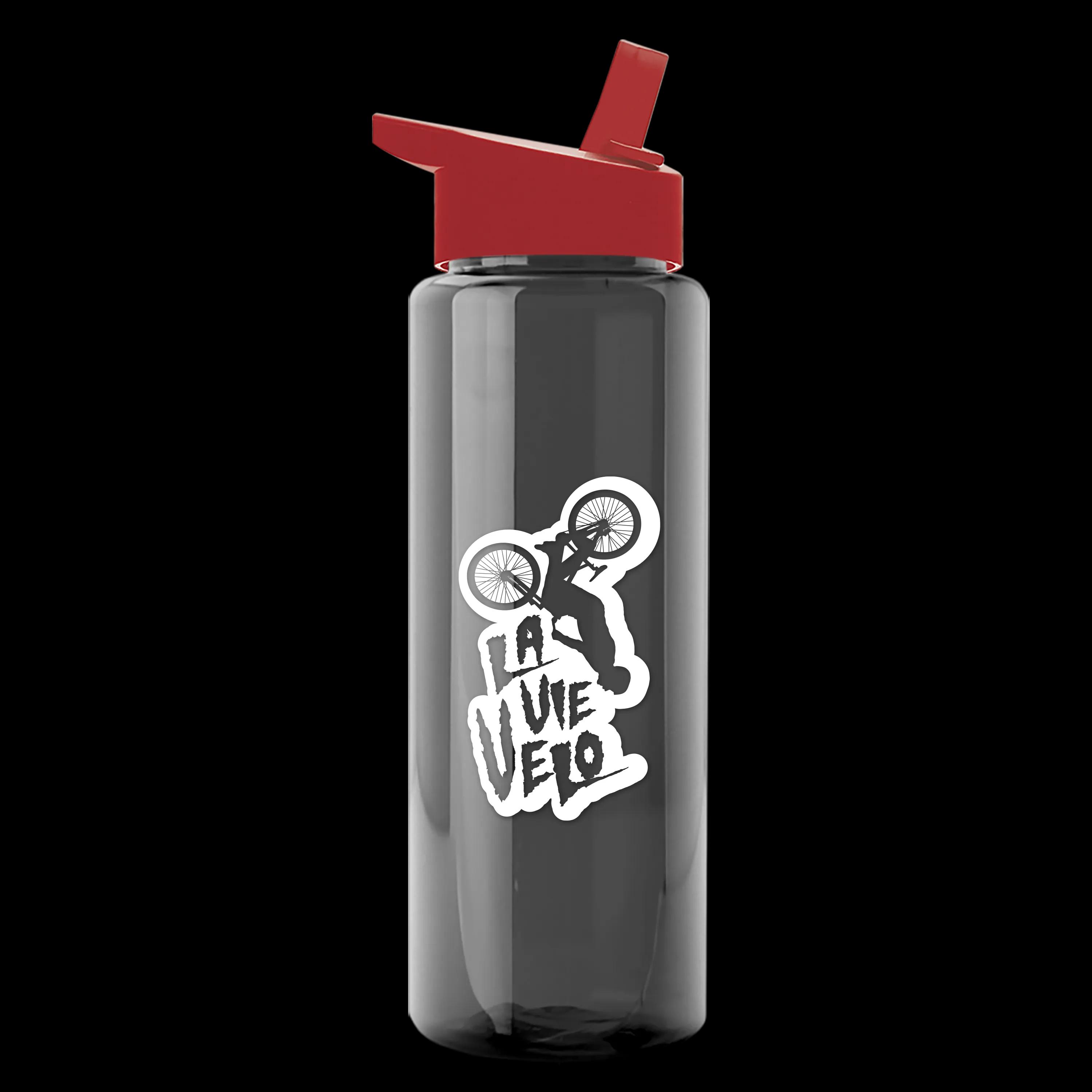 Garyline® Slim Fit RPET Bottle with Flip-Straw Lid - 32 oz. 134 of 207