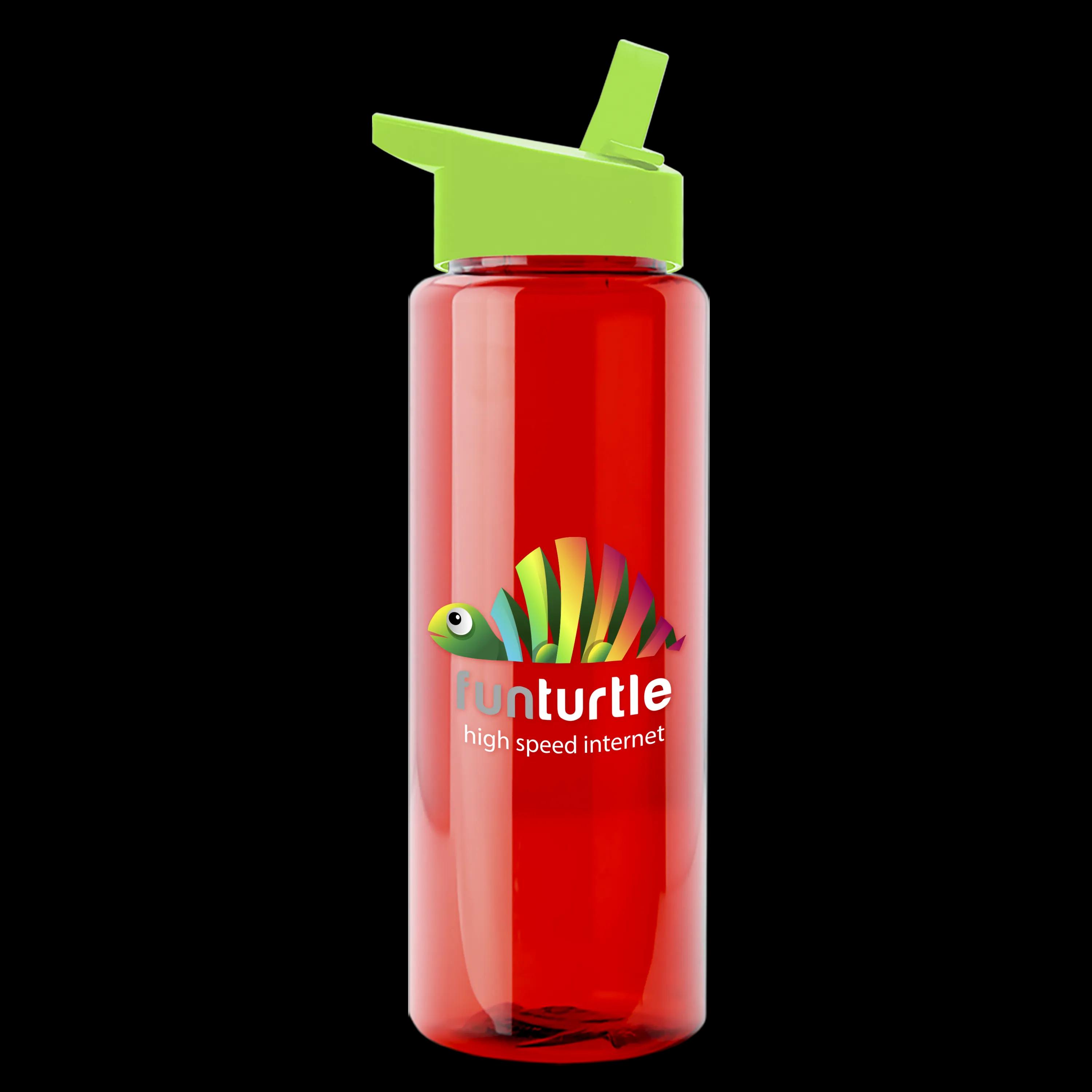 Garyline® Slim Fit RPET Bottle with Flip-Straw Lid - 32 oz. 95 of 207