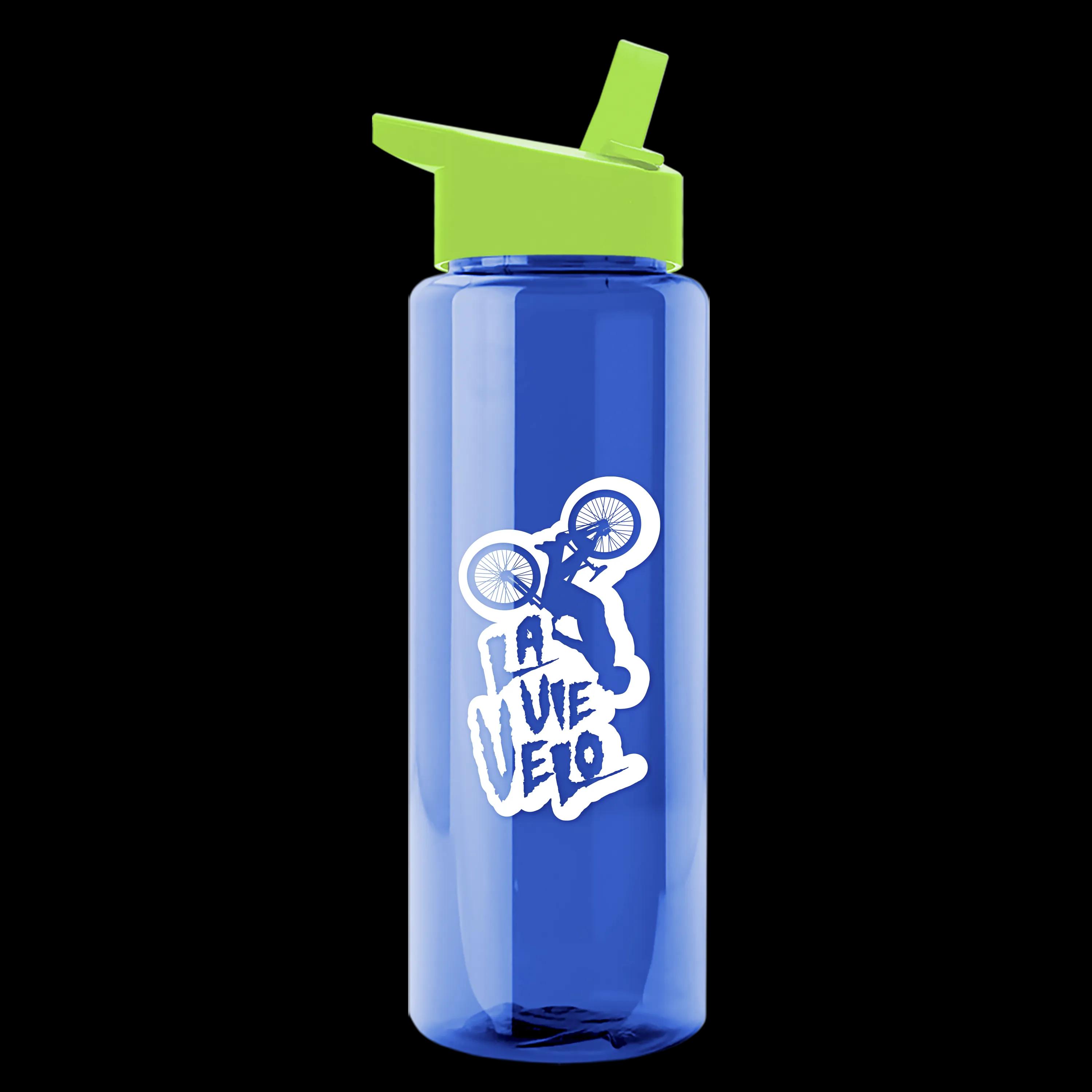 Garyline® Slim Fit RPET Bottle with Flip-Straw Lid - 32 oz. 112 of 207