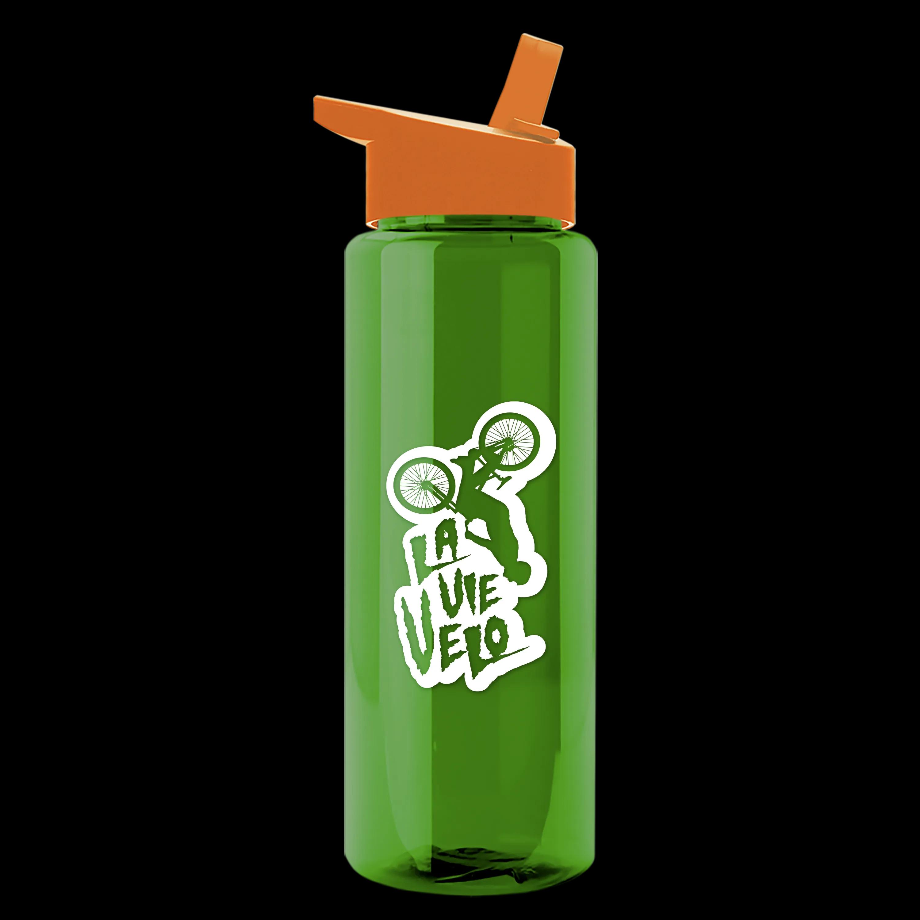 Garyline® Slim Fit RPET Bottle with Flip-Straw Lid - 32 oz. 78 of 207