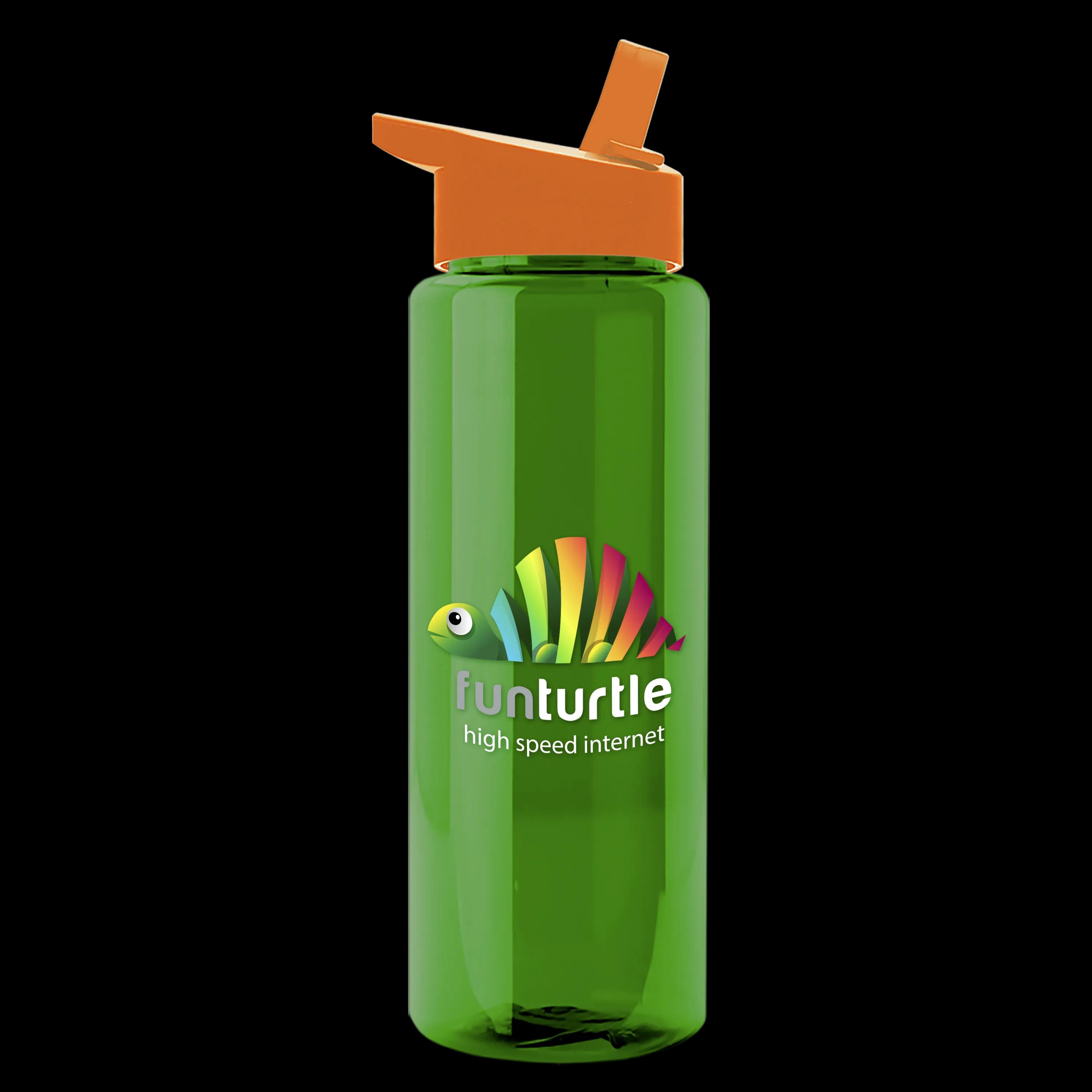 Garyline® Slim Fit RPET Bottle with Flip-Straw Lid - 32 oz. 79 of 207