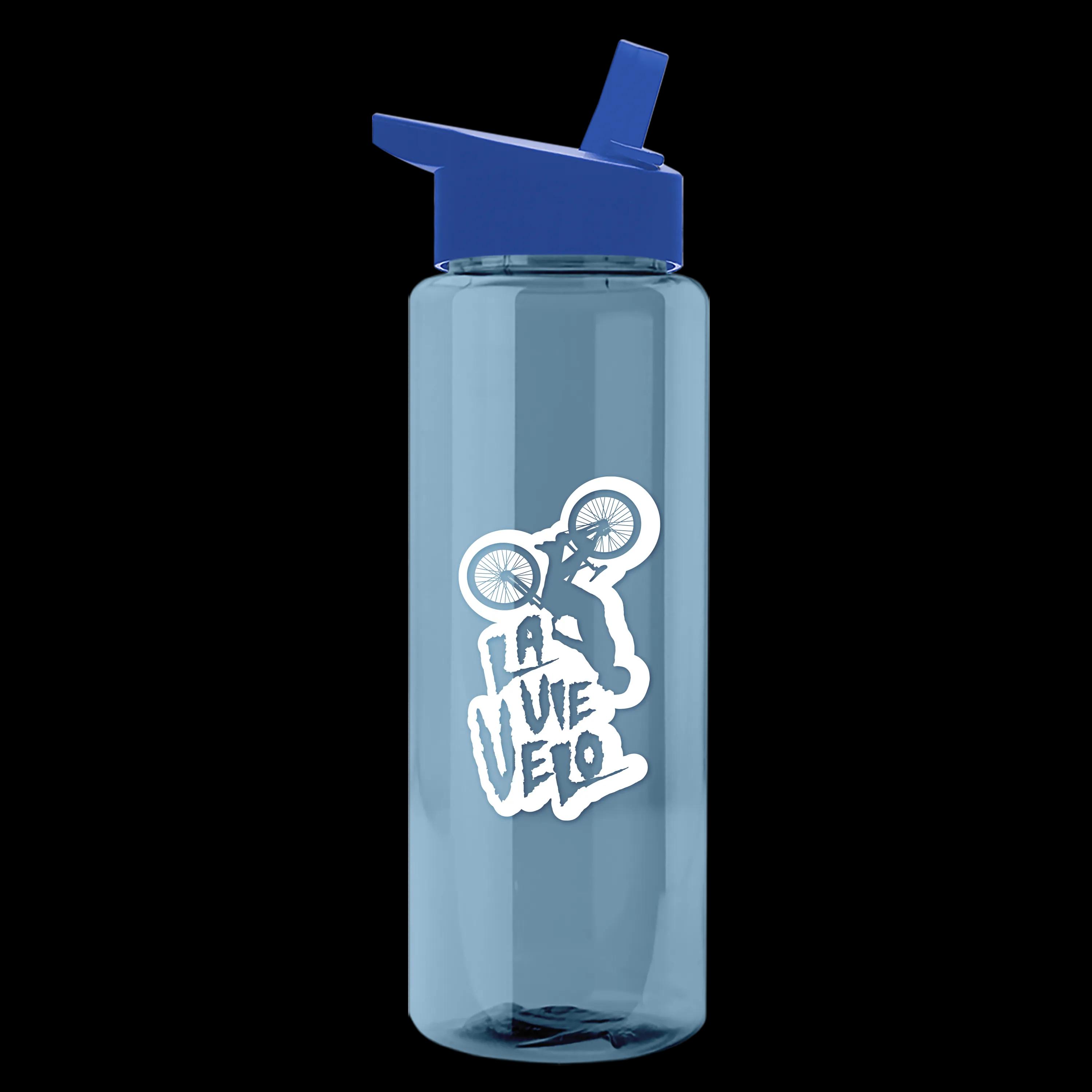 Garyline® Slim Fit RPET Bottle with Flip-Straw Lid - 32 oz. 63 of 207