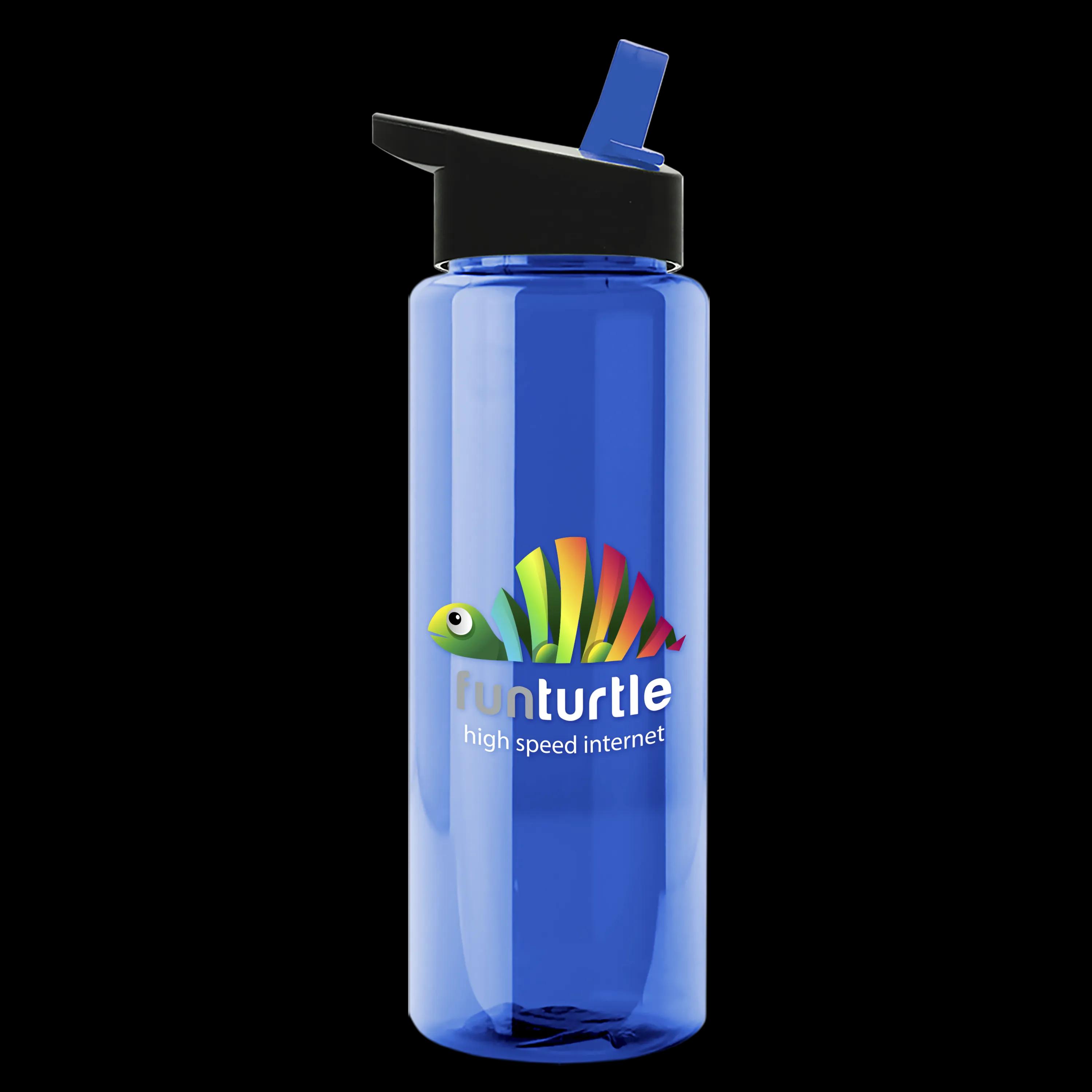 Garyline® Slim Fit RPET Bottle with Flip-Straw Lid - 32 oz. 108 of 207