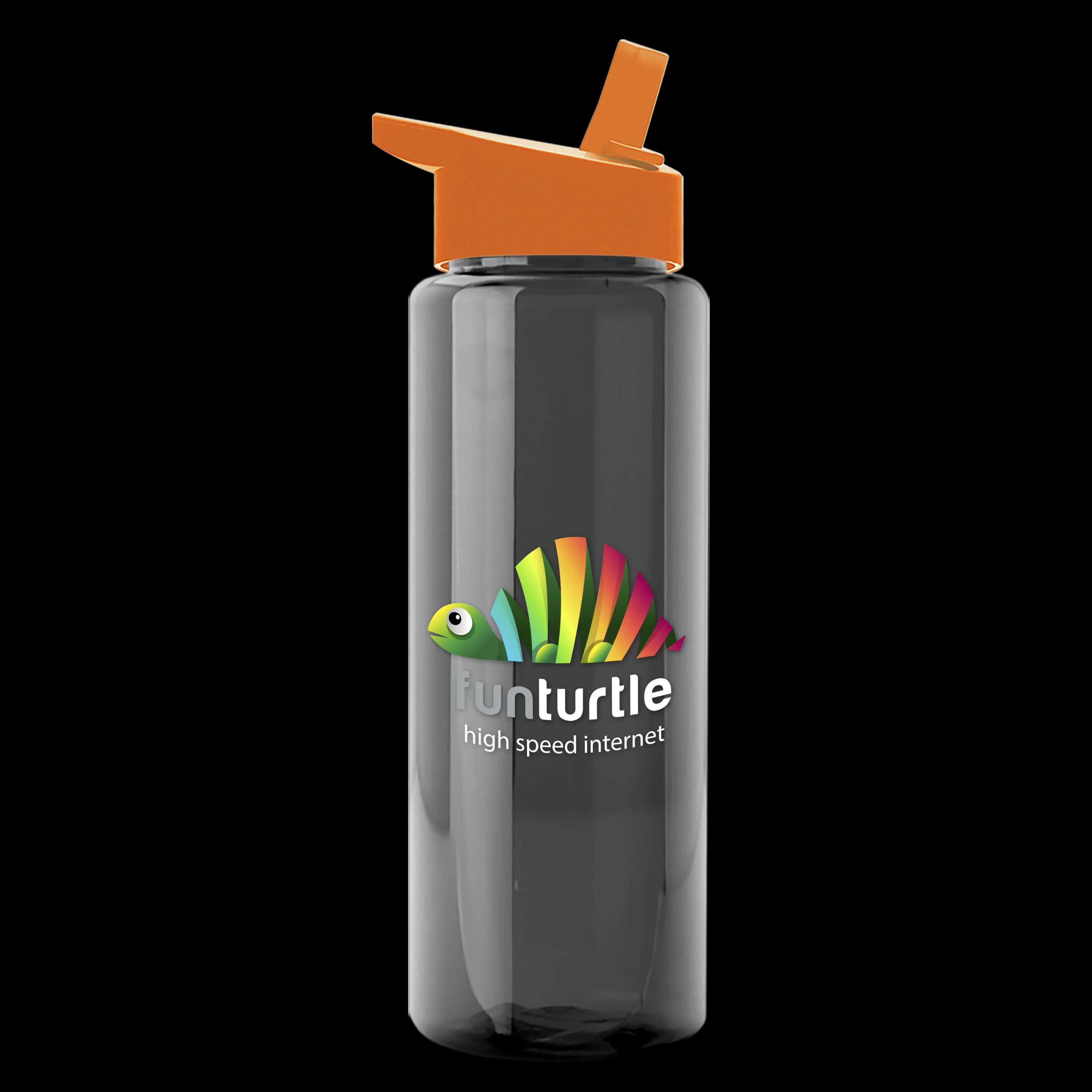 Garyline® Slim Fit RPET Bottle with Flip-Straw Lid - 32 oz. 133 of 207