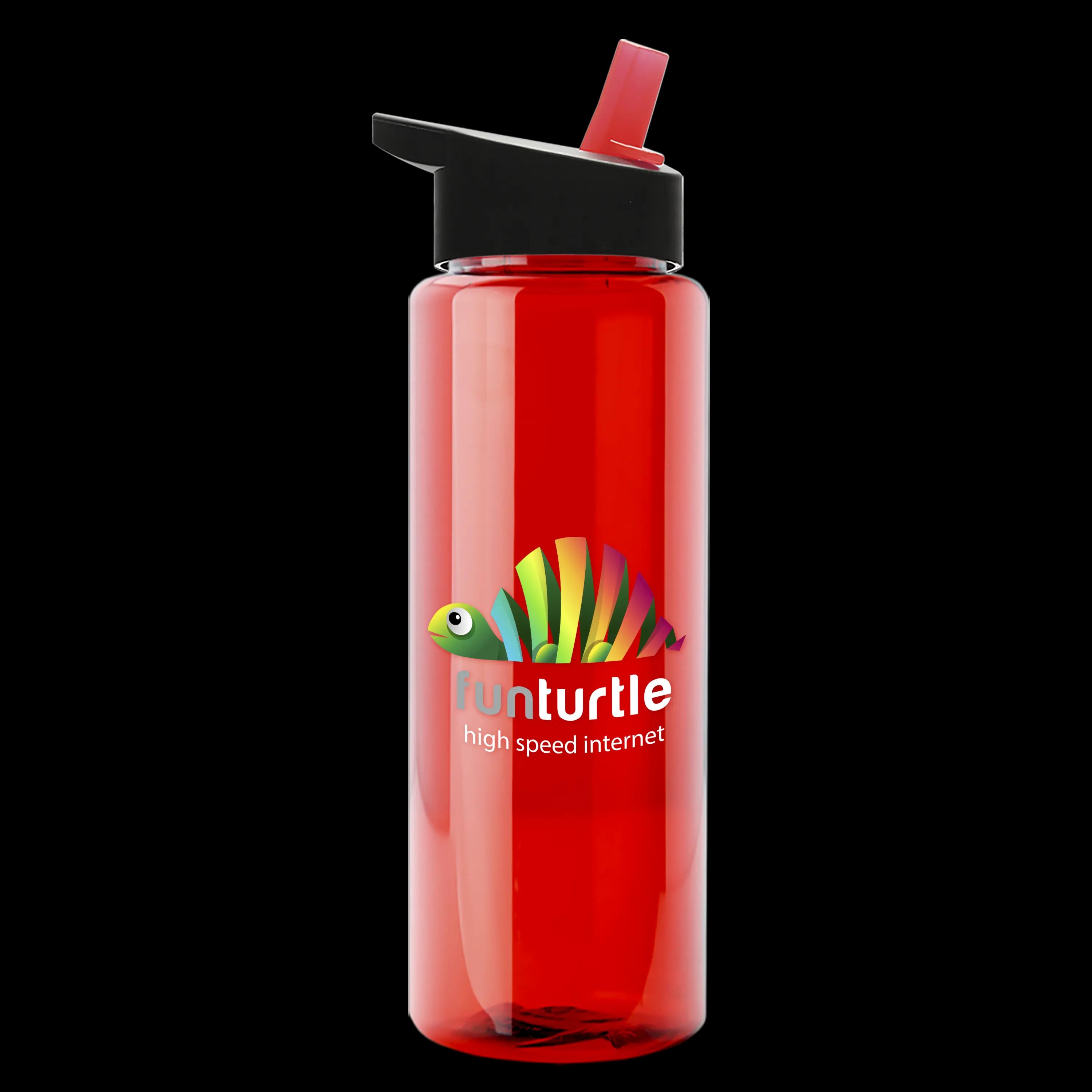 Garyline® Slim Fit RPET Bottle with Flip-Straw Lid - 32 oz. 93 of 207