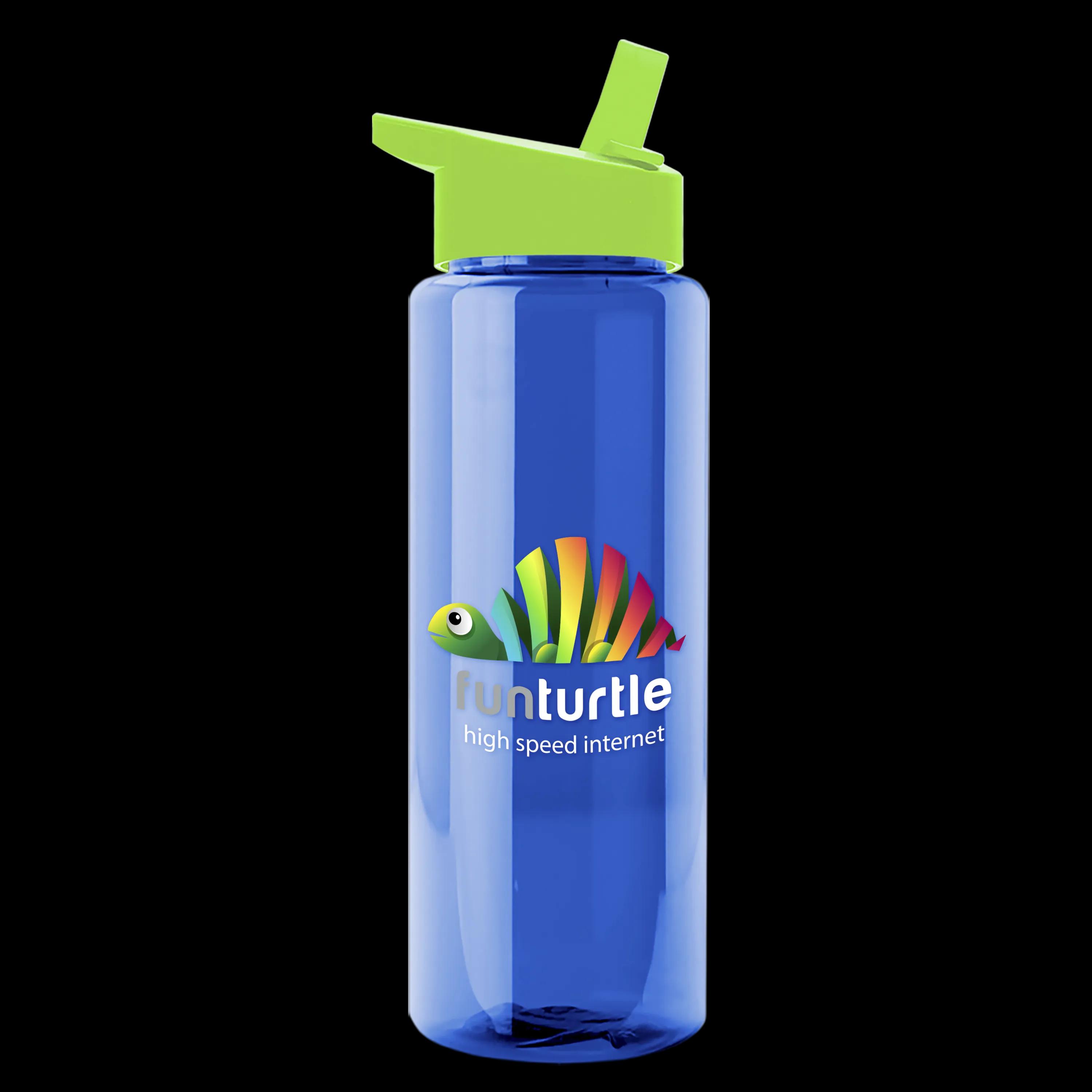 Garyline® Slim Fit RPET Bottle with Flip-Straw Lid - 32 oz. 113 of 207