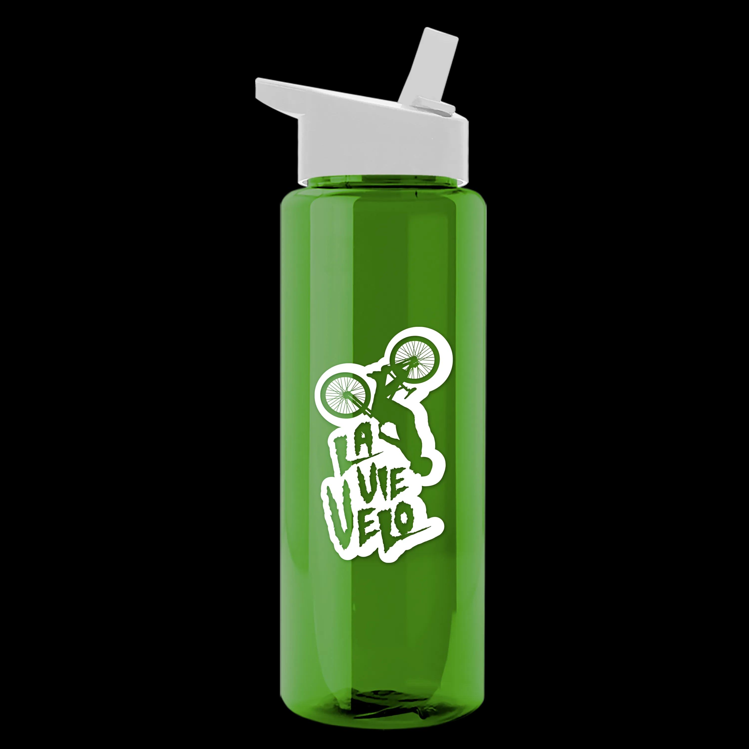 Garyline® Slim Fit RPET Bottle with Flip-Straw Lid - 32 oz. 85 of 207