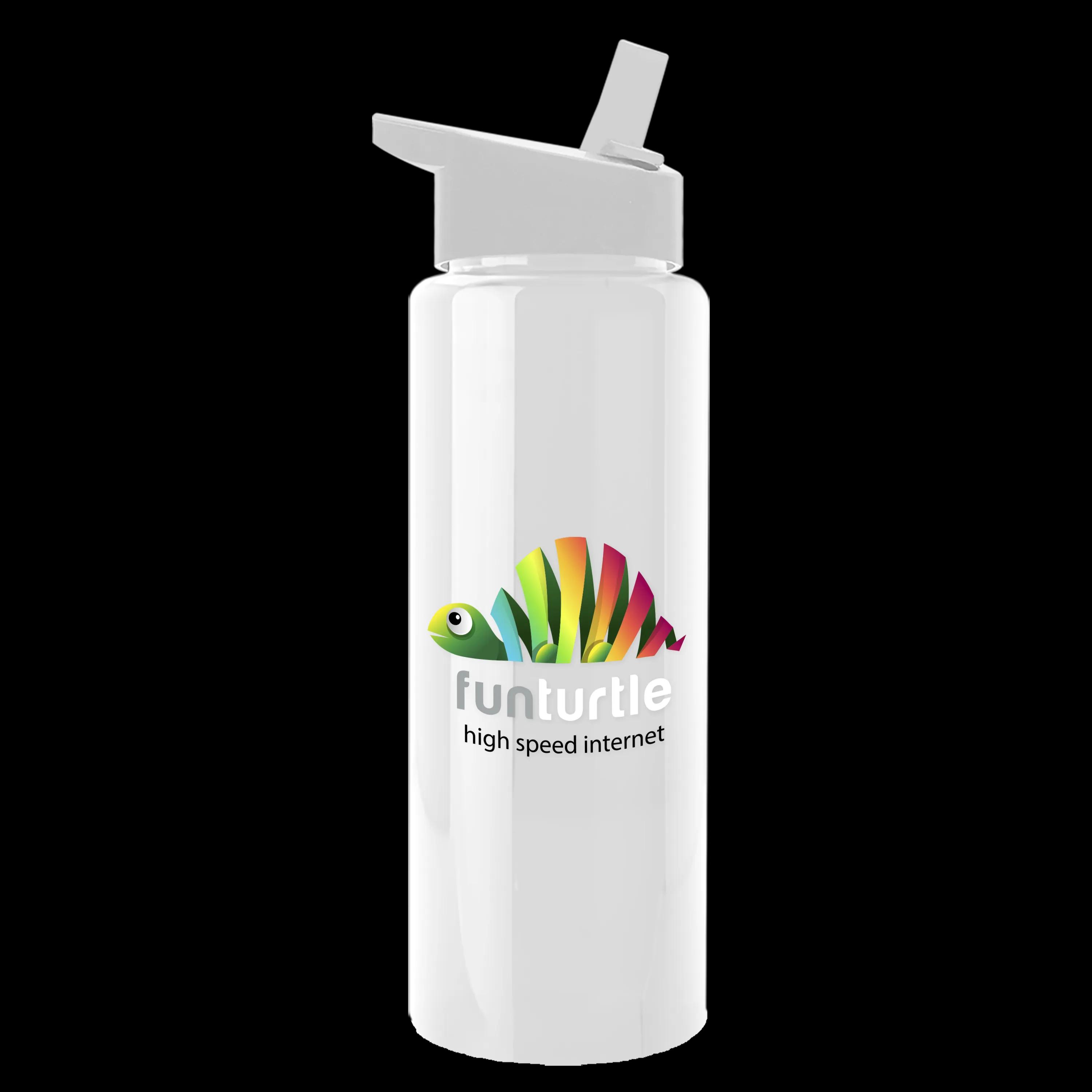 Garyline® Slim Fit RPET Bottle with Flip-Straw Lid - 32 oz. 160 of 207