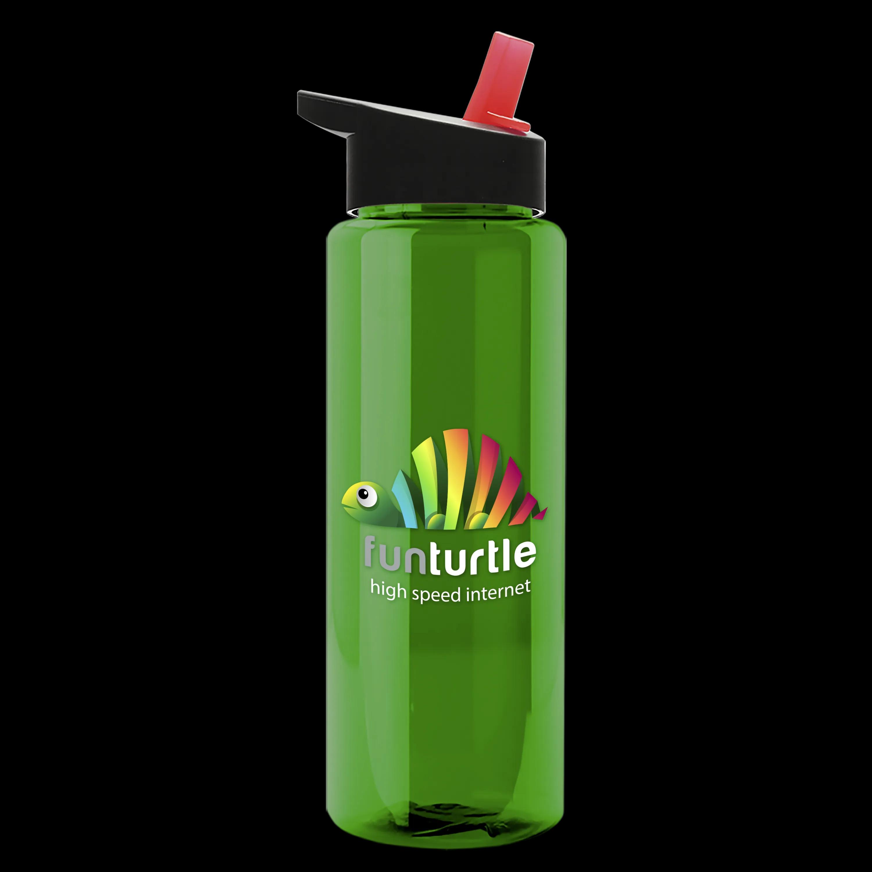 Garyline® Slim Fit RPET Bottle with Flip-Straw Lid - 32 oz. 75 of 207