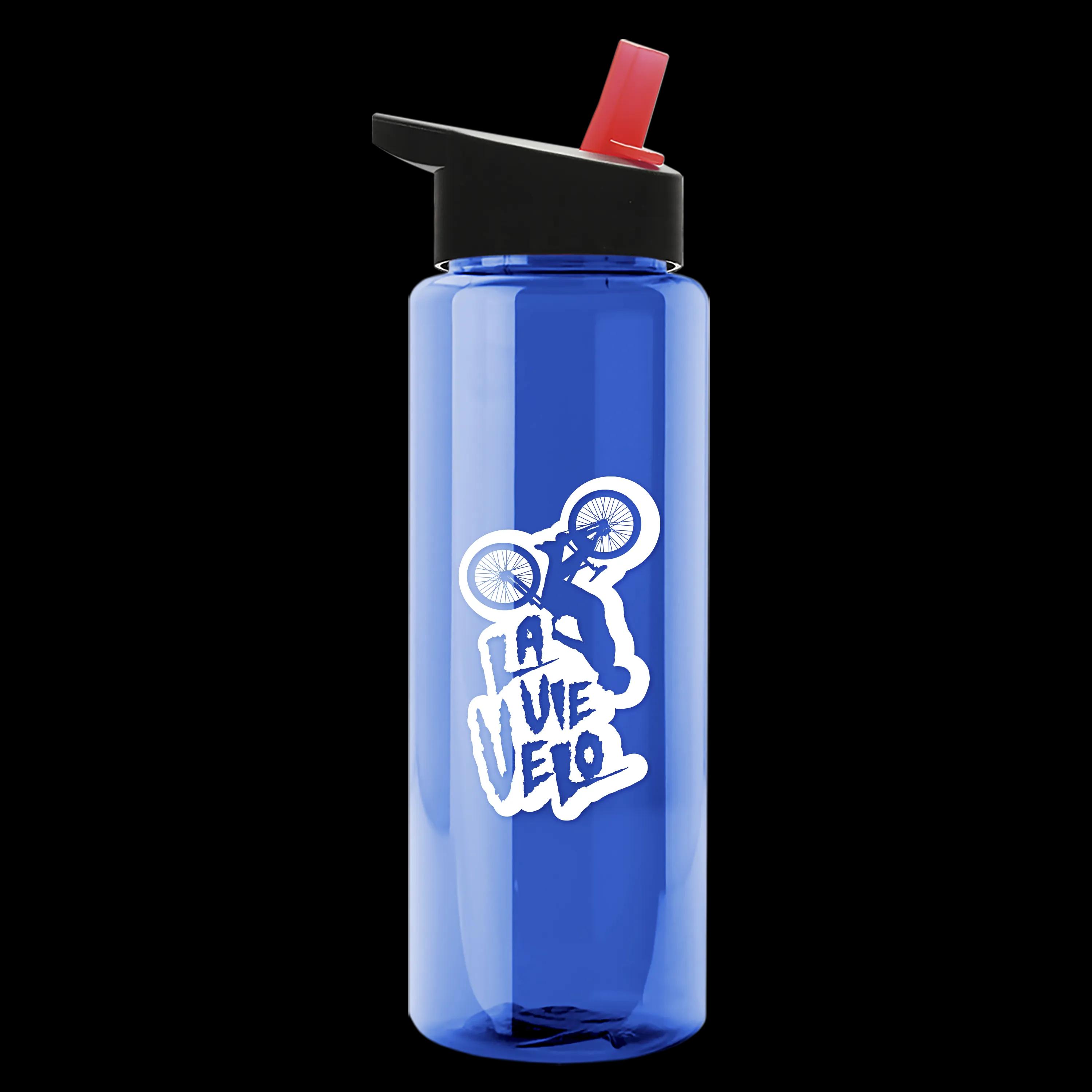Garyline® Slim Fit RPET Bottle with Flip-Straw Lid - 32 oz. 111 of 207