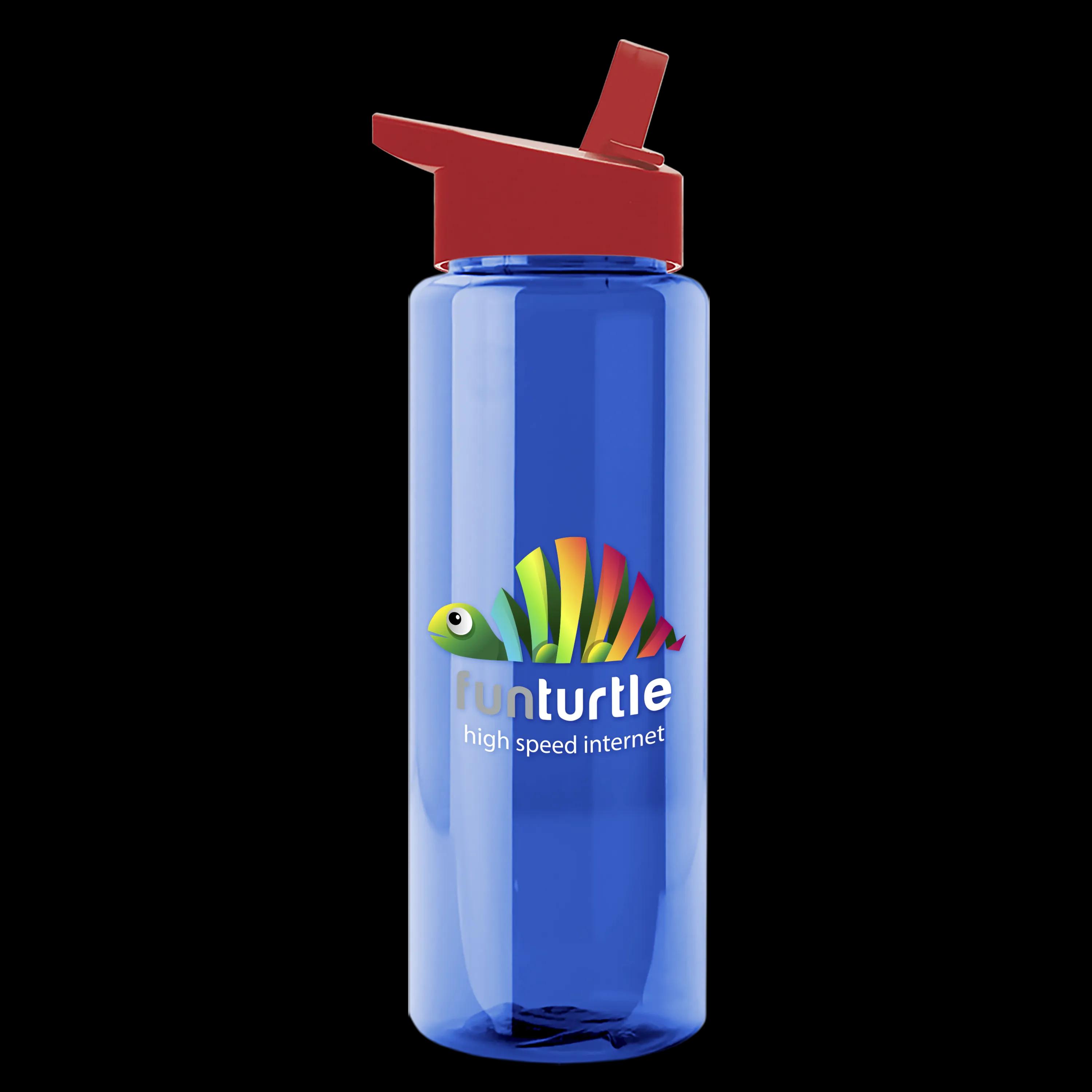 Garyline® Slim Fit RPET Bottle with Flip-Straw Lid - 32 oz. 117 of 207