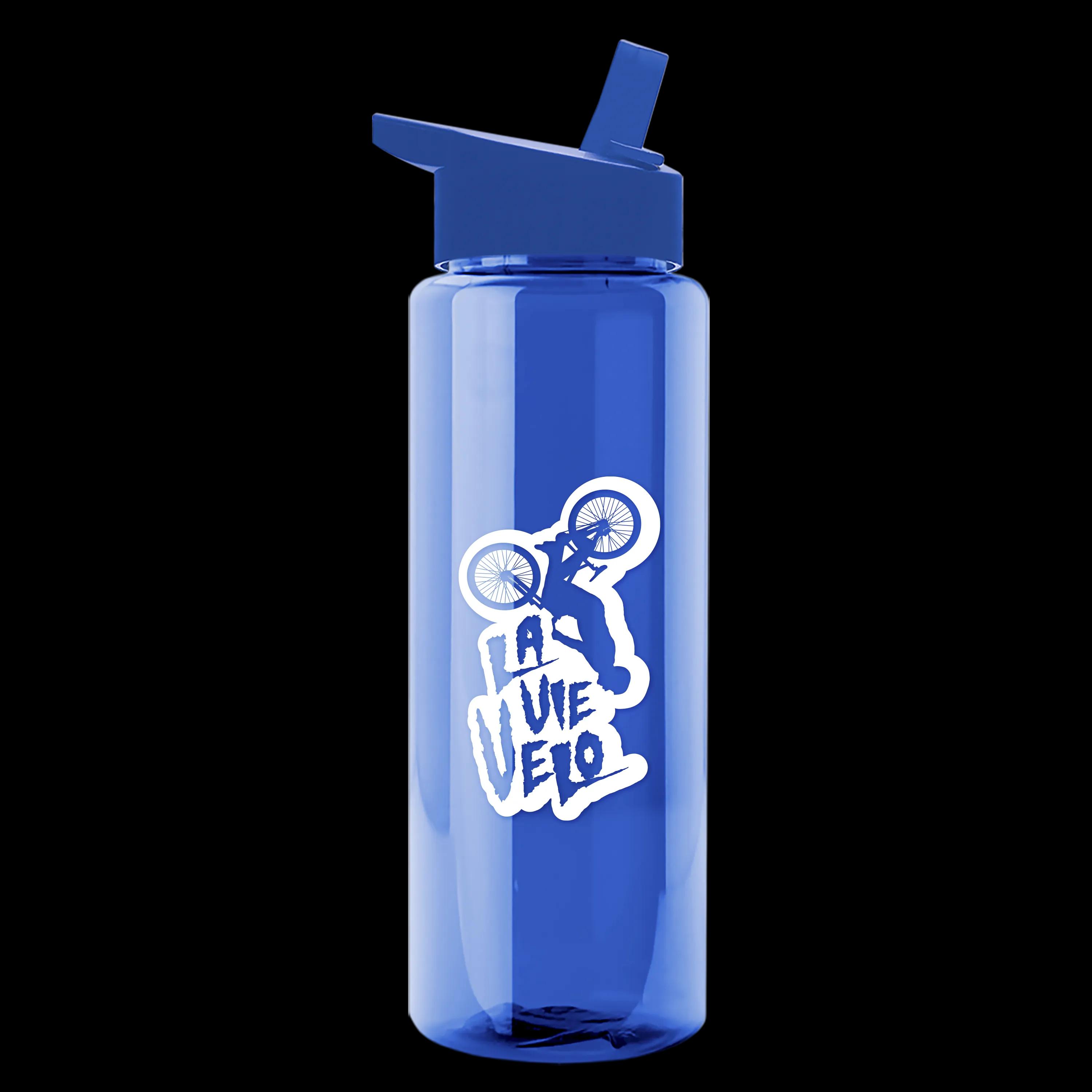Garyline® Slim Fit RPET Bottle with Flip-Straw Lid - 32 oz. 118 of 207
