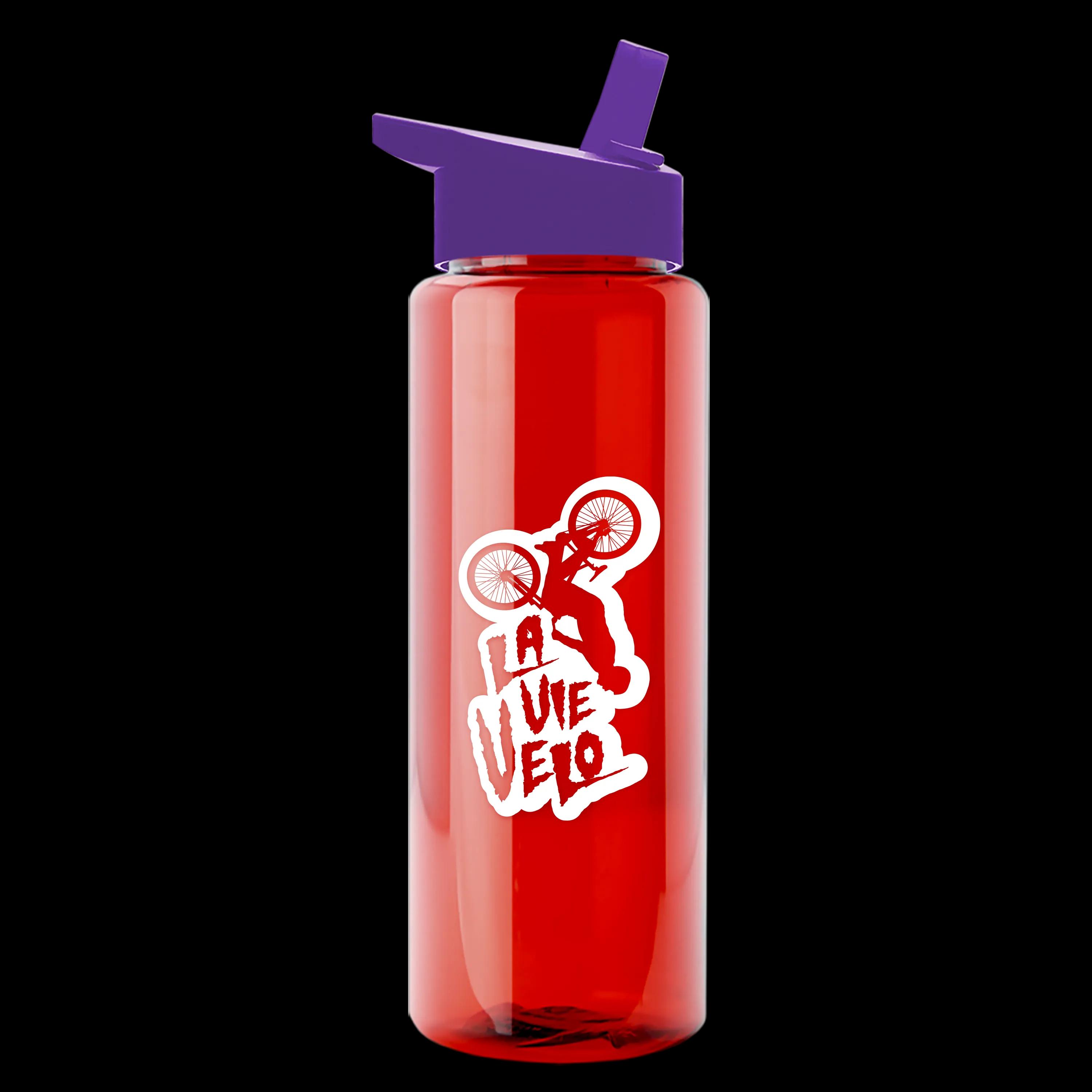 Garyline® Slim Fit RPET Bottle with Flip-Straw Lid - 32 oz. 18 of 207