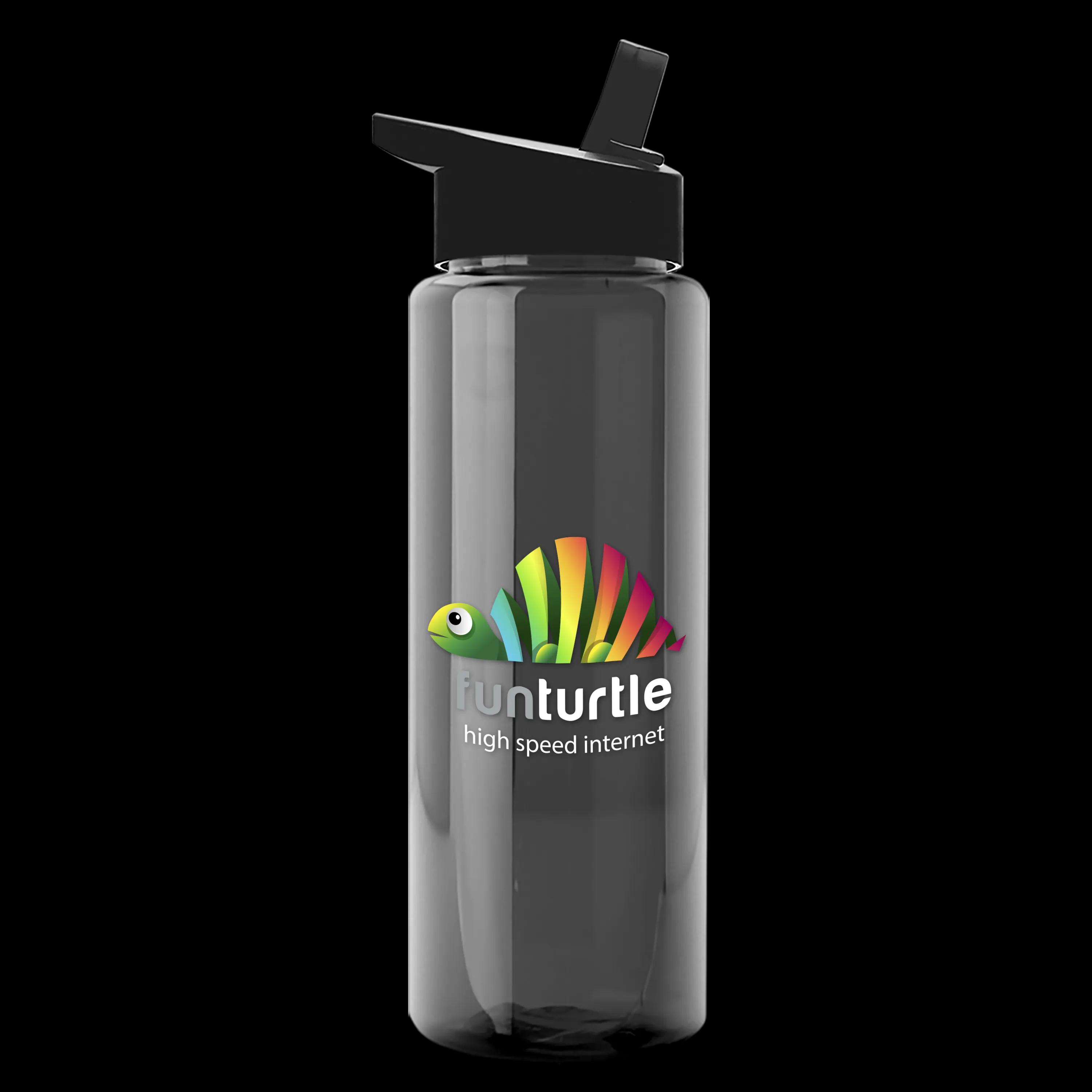 Garyline® Slim Fit RPET Bottle with Flip-Straw Lid - 32 oz. 124 of 207