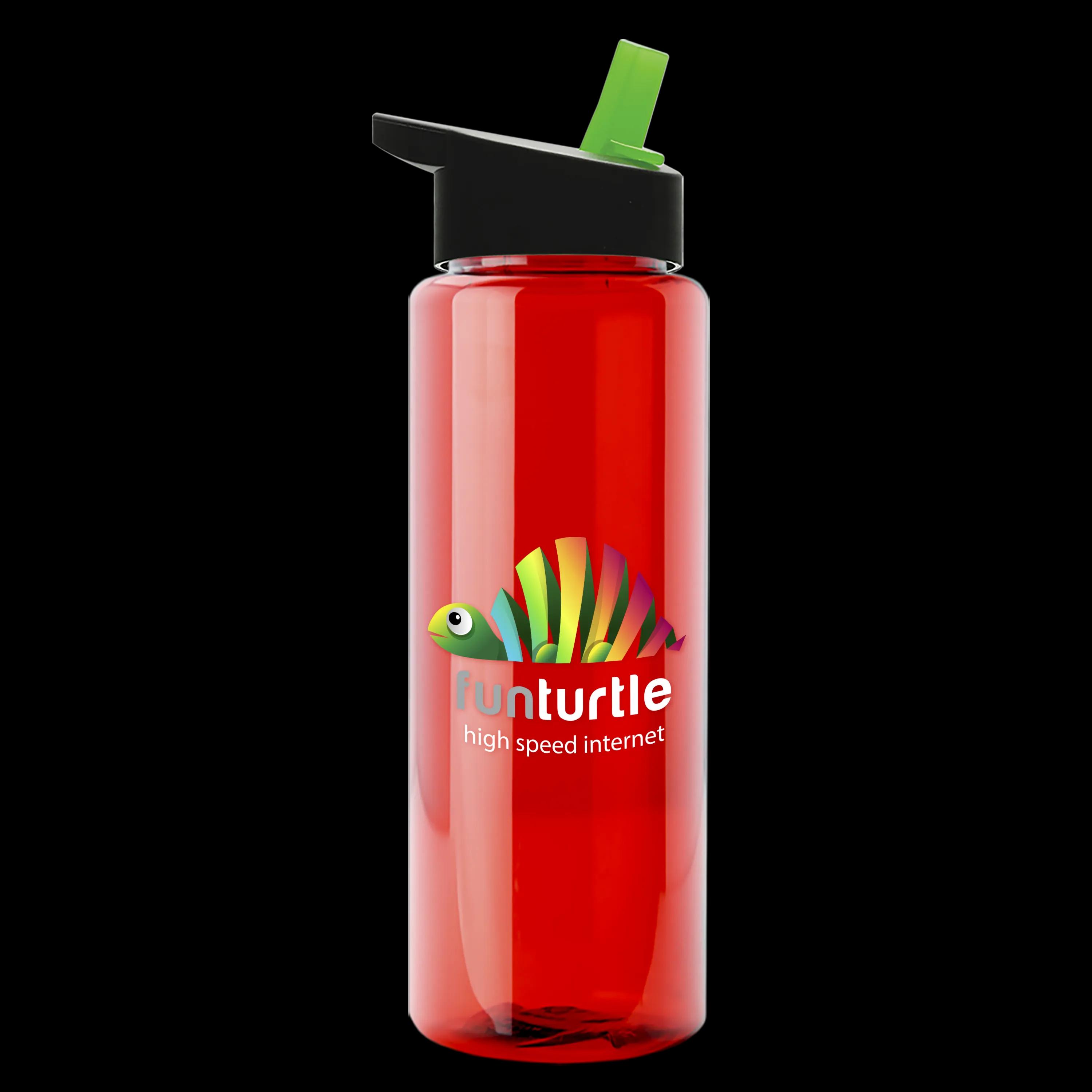 Garyline® Slim Fit RPET Bottle with Flip-Straw Lid - 32 oz. 91 of 207