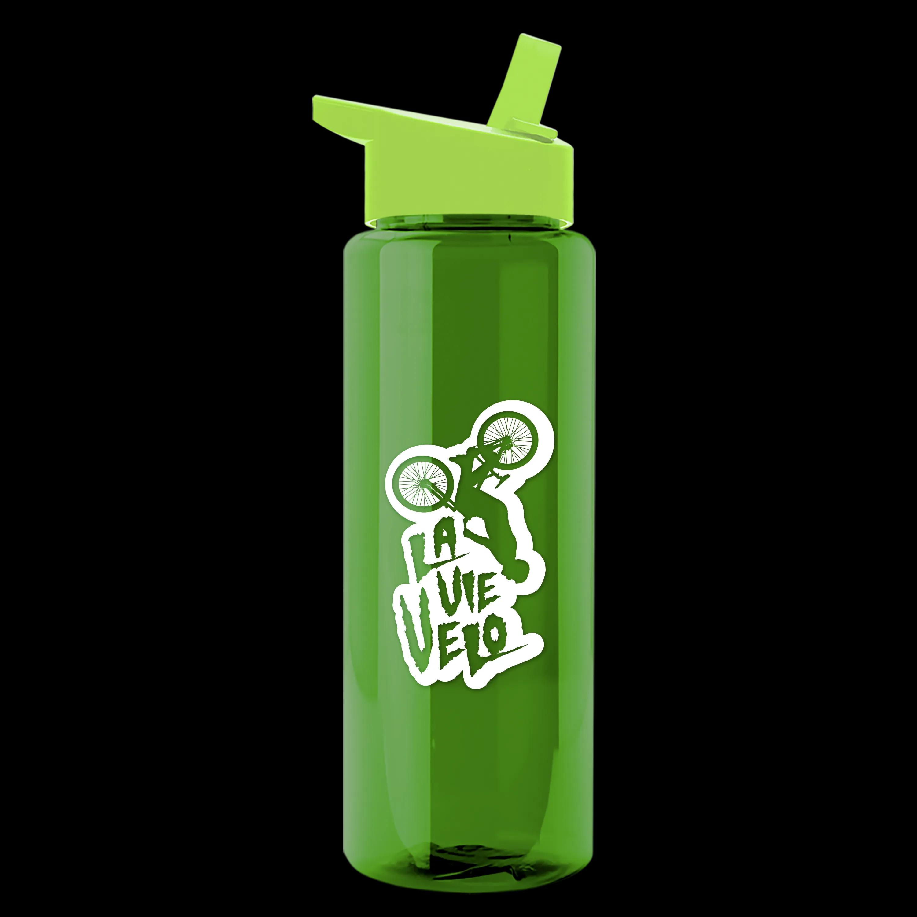 Garyline® Slim Fit RPET Bottle with Flip-Straw Lid - 32 oz. 76 of 207