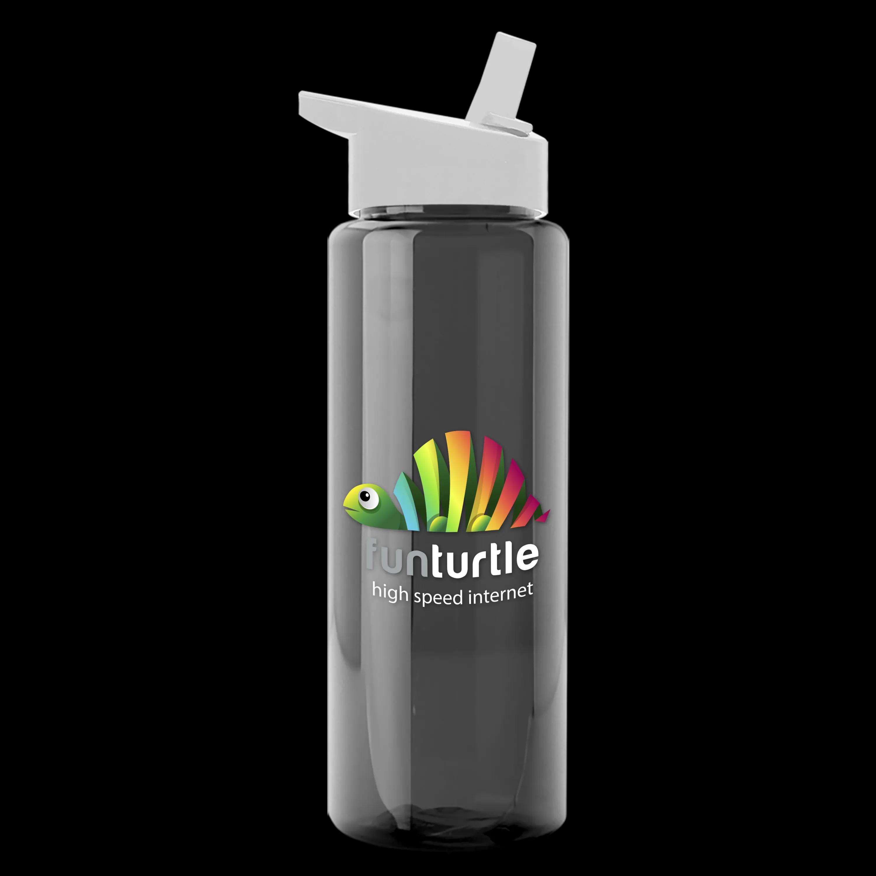Garyline® Slim Fit RPET Bottle with Flip-Straw Lid - 32 oz. 141 of 207