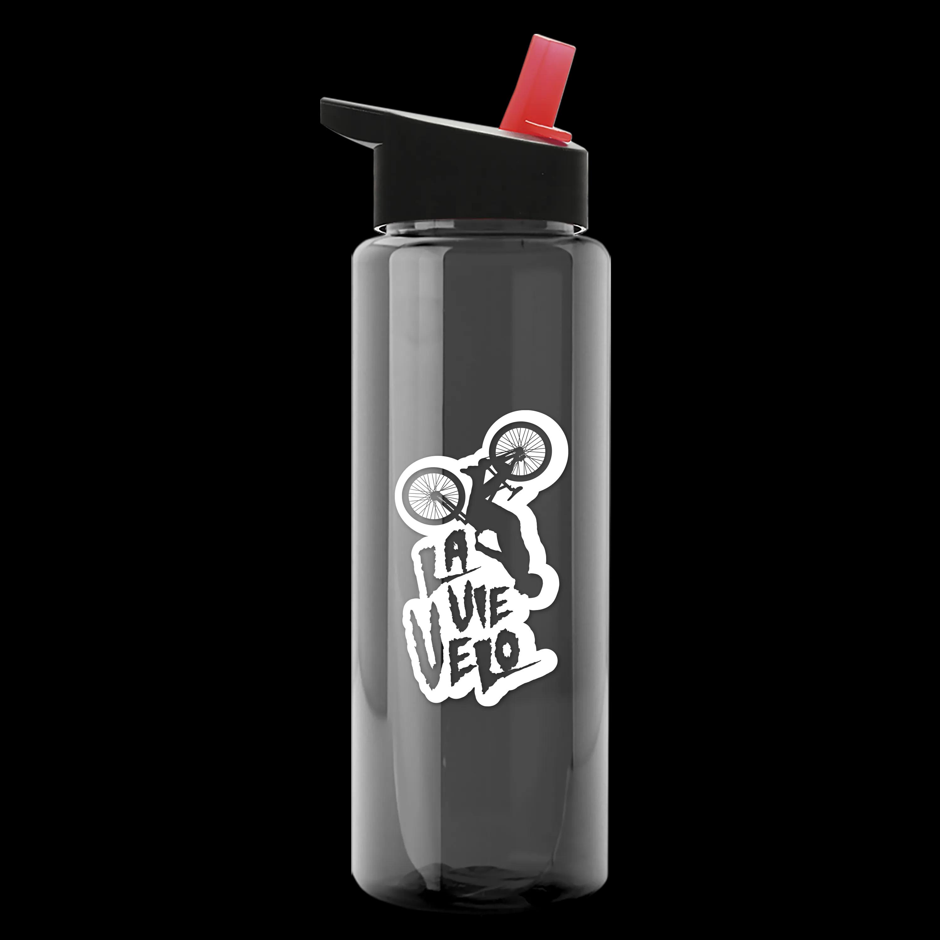 Garyline® Slim Fit RPET Bottle with Flip-Straw Lid - 32 oz. 129 of 207