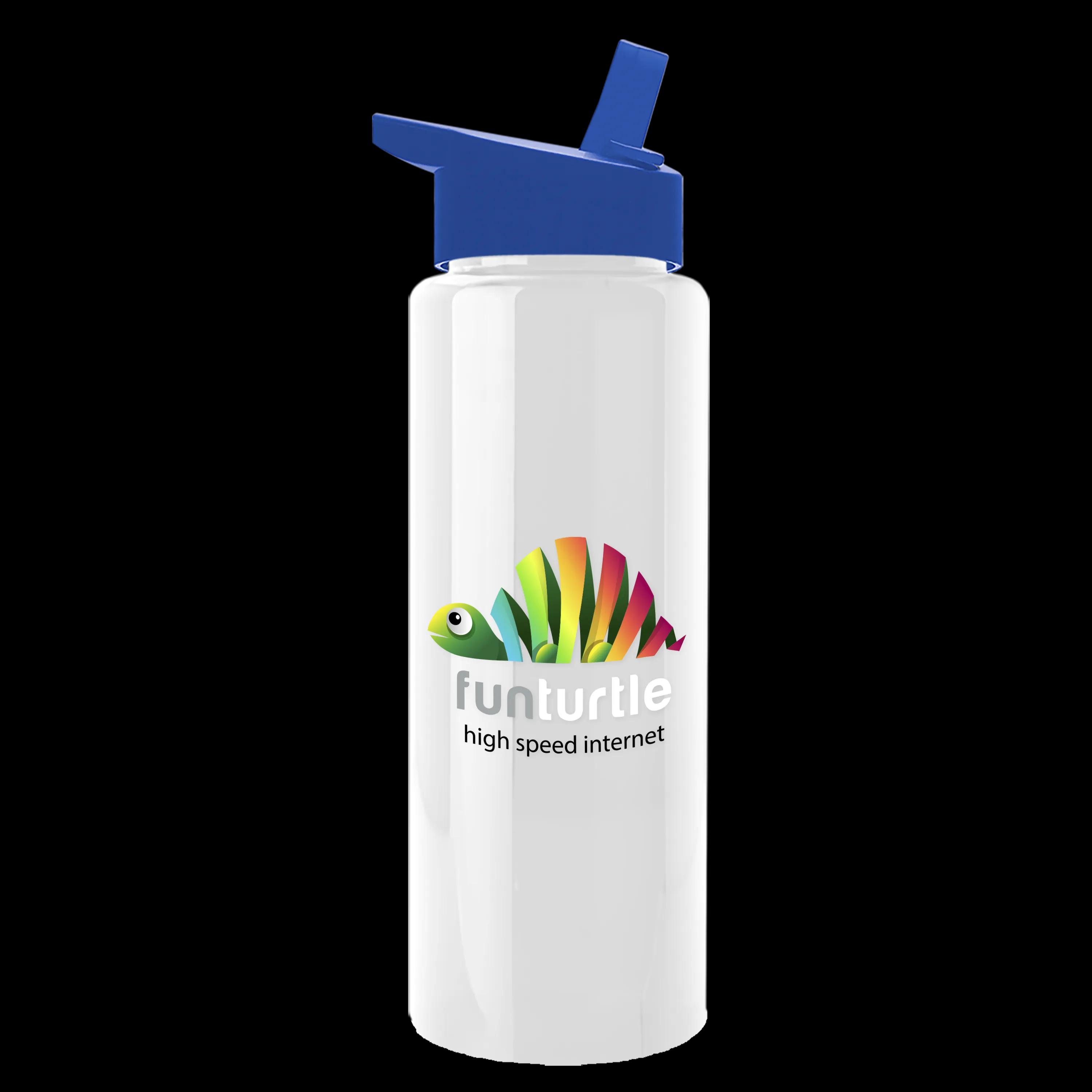 Garyline® Slim Fit RPET Bottle with Flip-Straw Lid - 32 oz. 156 of 207