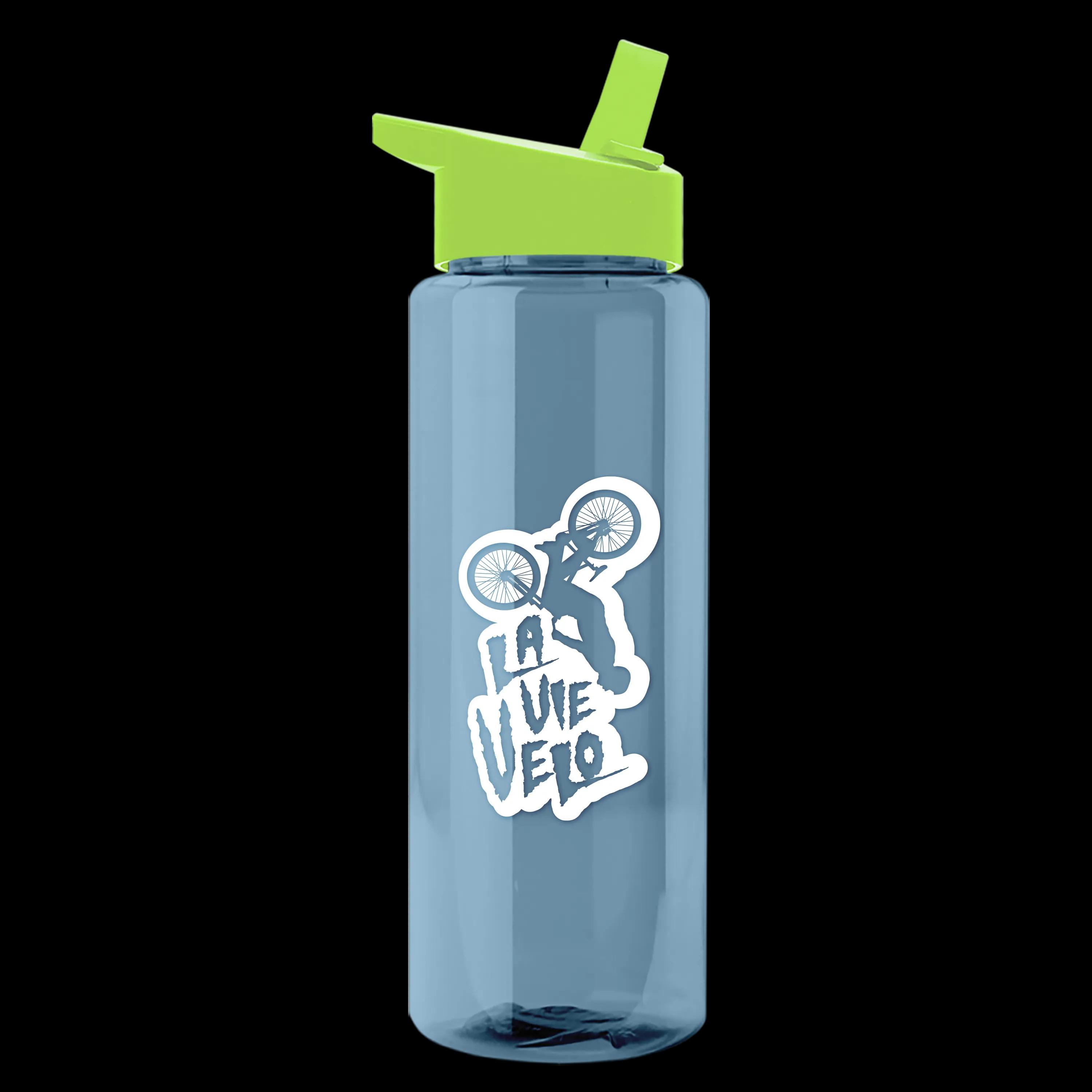 Garyline® Slim Fit RPET Bottle with Flip-Straw Lid - 32 oz. 58 of 207