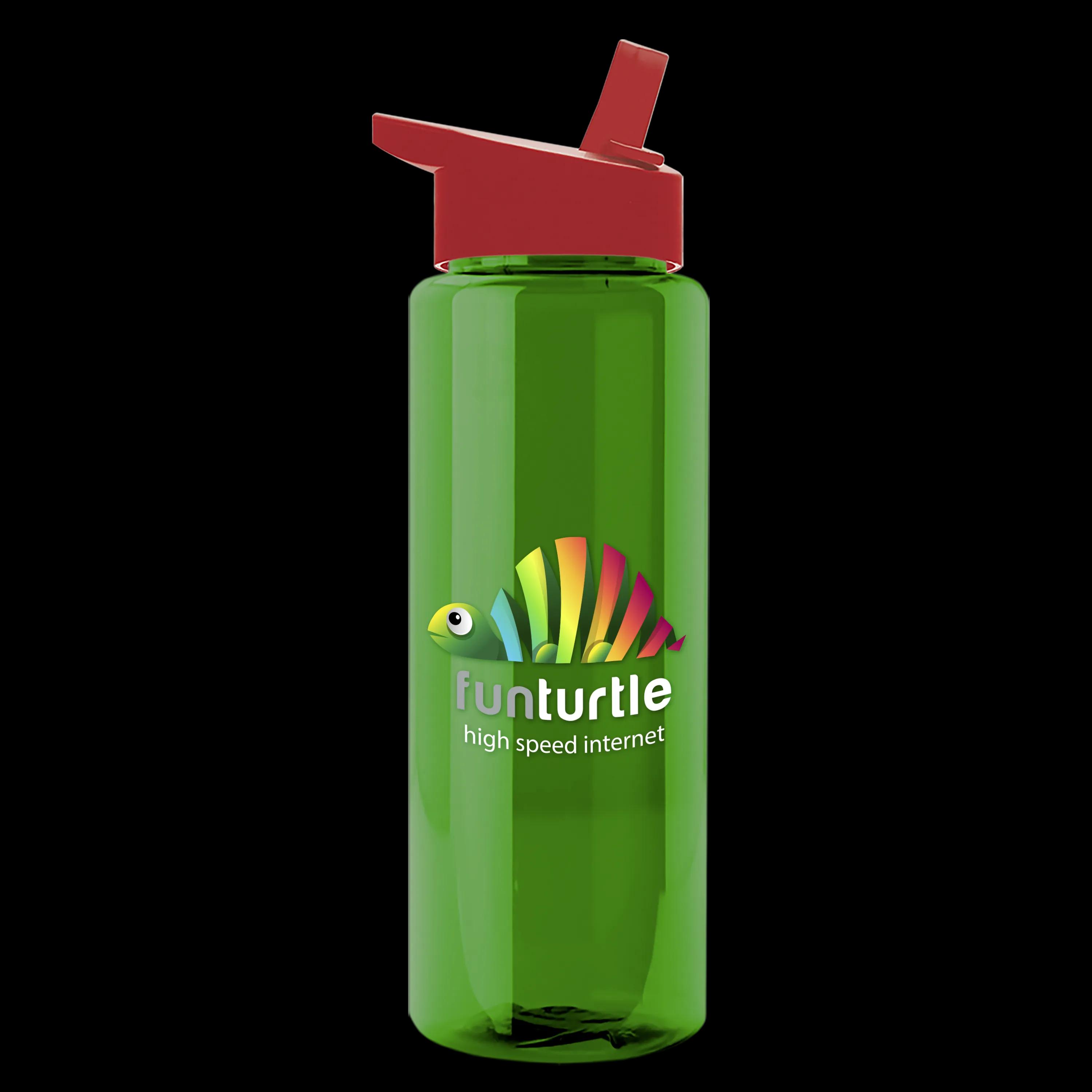 Garyline® Slim Fit RPET Bottle with Flip-Straw Lid - 32 oz. 81 of 207