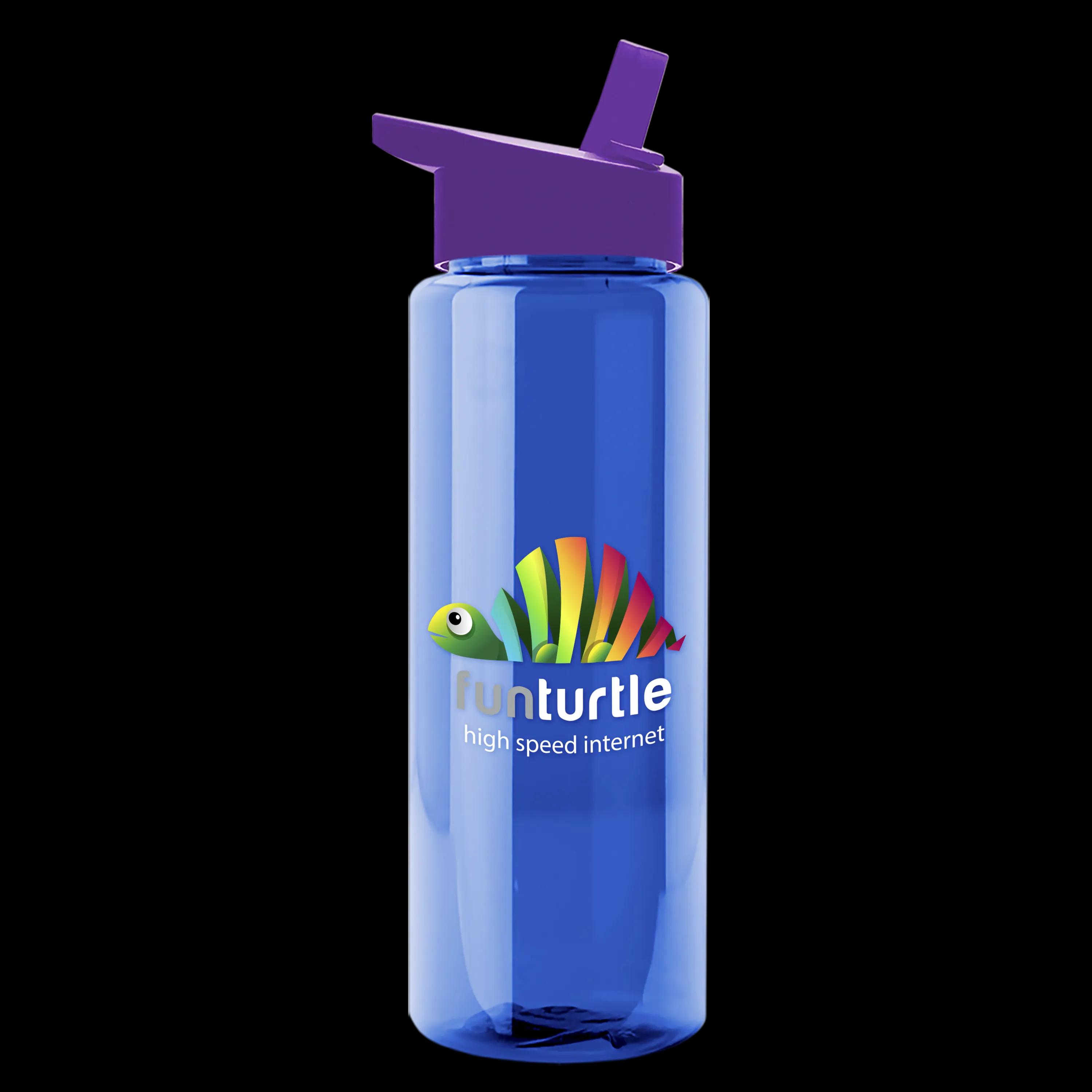 Garyline® Slim Fit RPET Bottle with Flip-Straw Lid - 32 oz. 121 of 207
