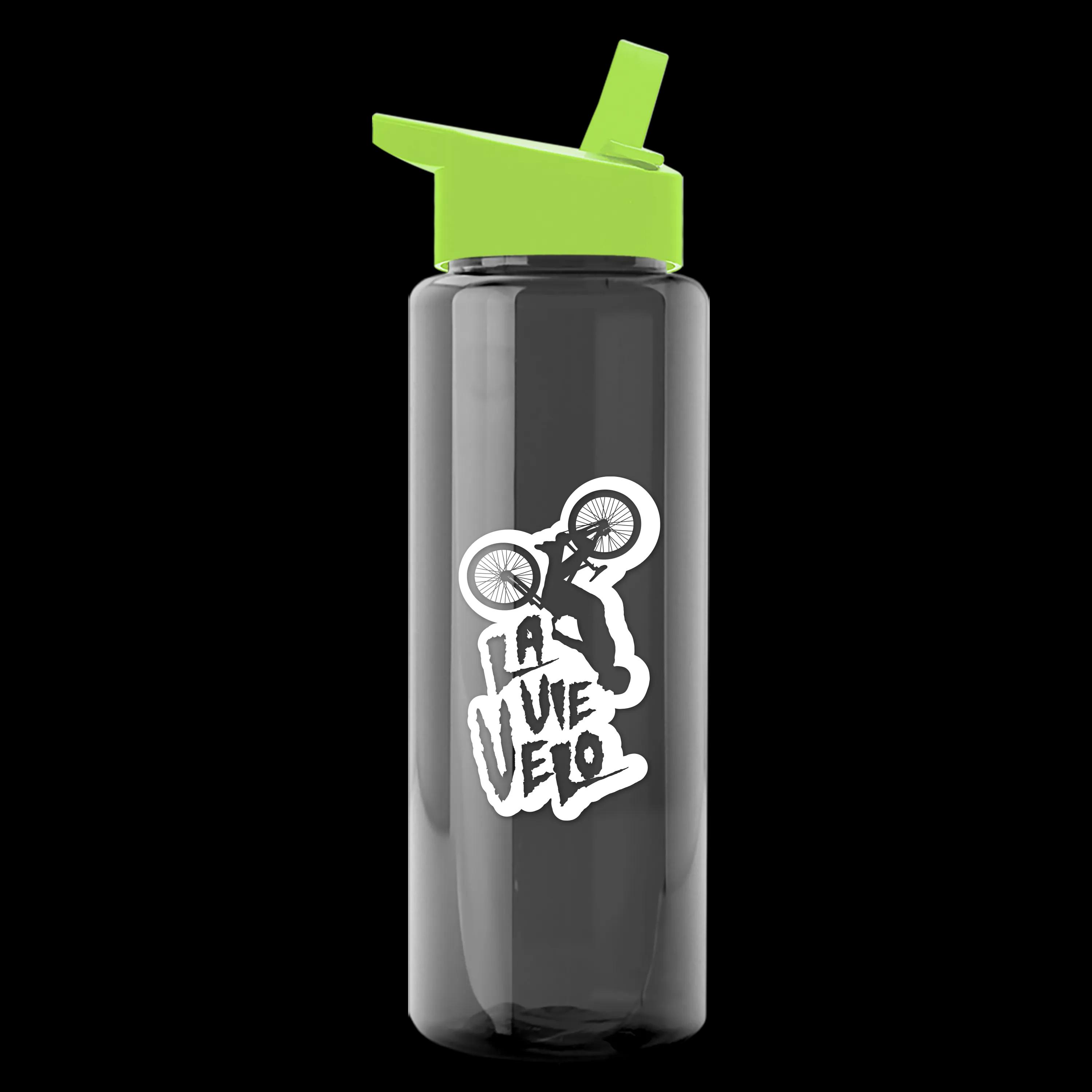 Garyline® Slim Fit RPET Bottle with Flip-Straw Lid - 32 oz. 16 of 207