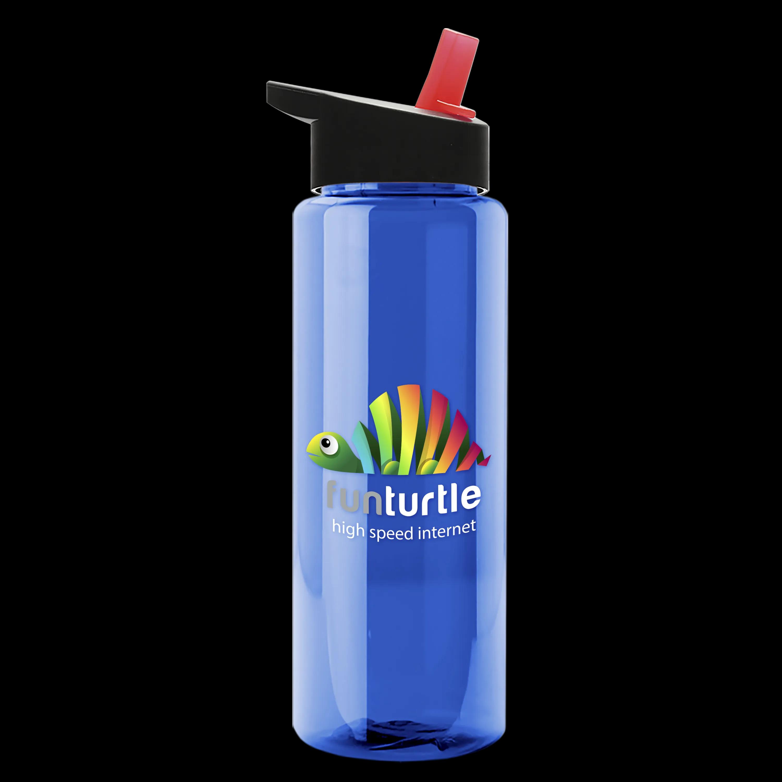 Garyline® Slim Fit RPET Bottle with Flip-Straw Lid - 32 oz. 12 of 207