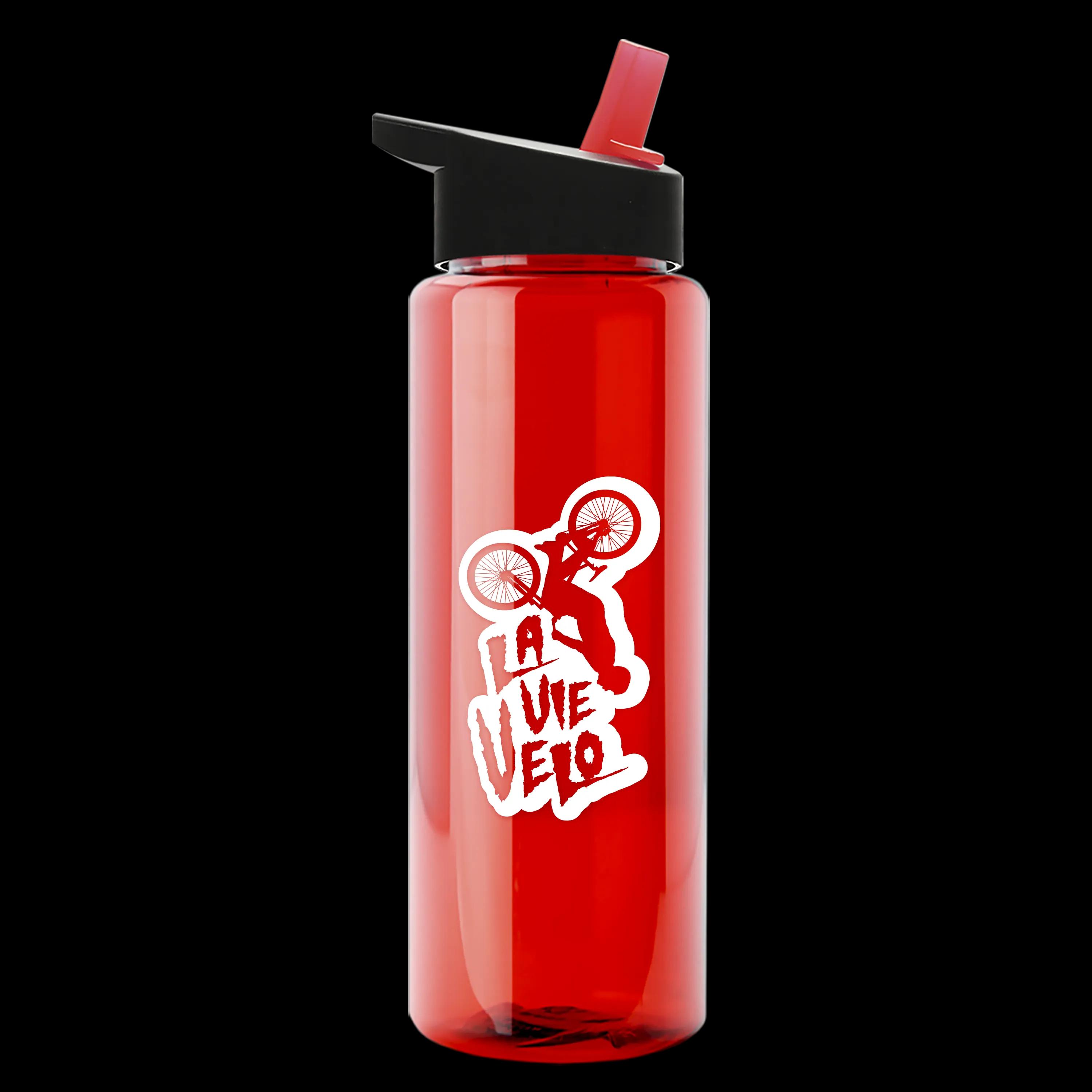 Garyline® Slim Fit RPET Bottle with Flip-Straw Lid - 32 oz. 92 of 207