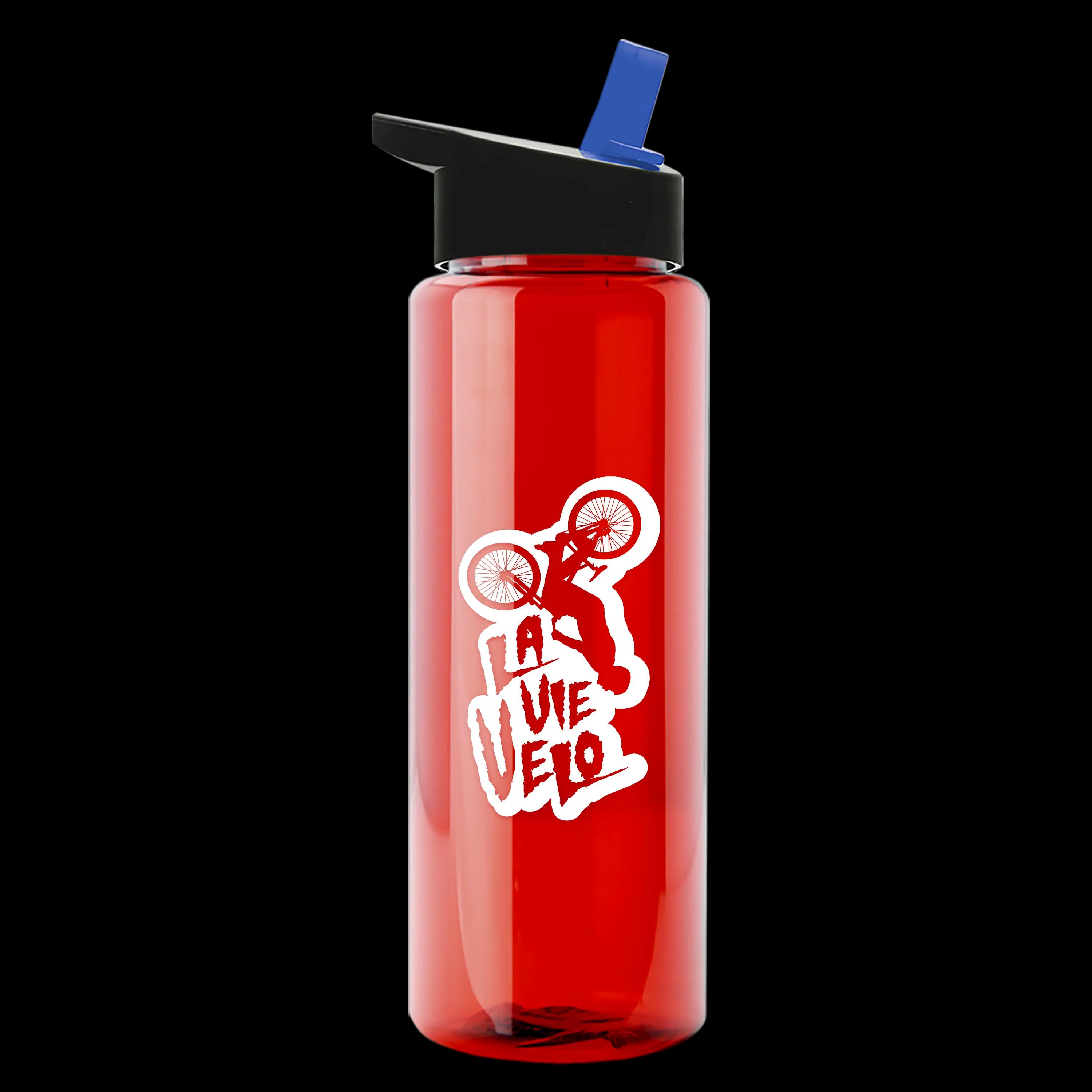 Garyline® Slim Fit RPET Bottle with Flip-Straw Lid - 32 oz. 89 of 207