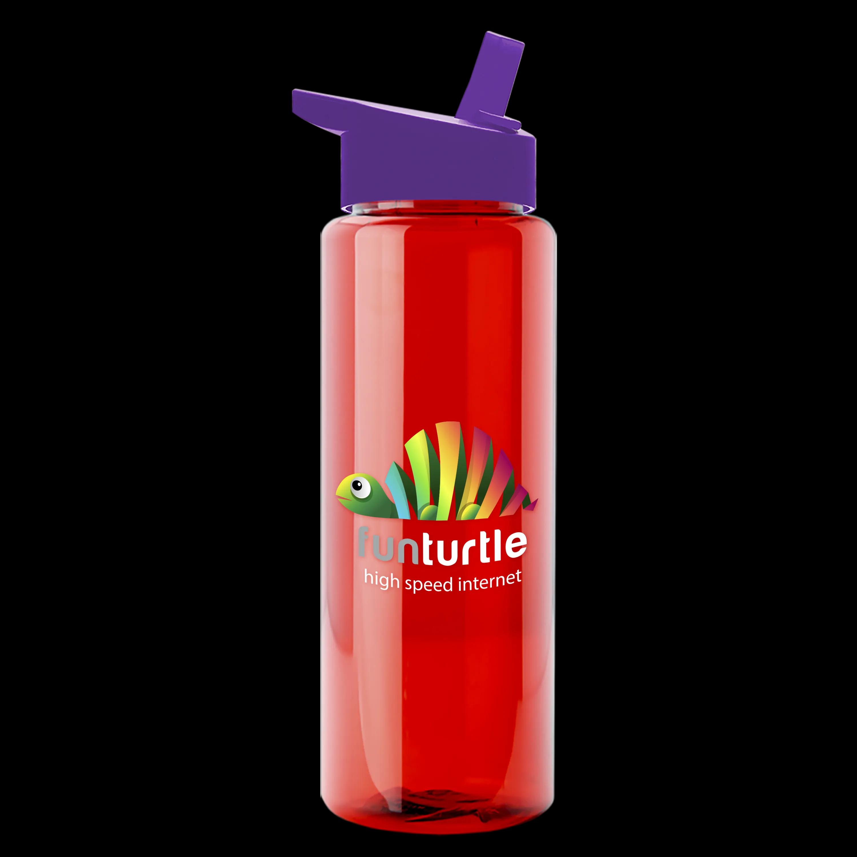 Garyline® Slim Fit RPET Bottle with Flip-Straw Lid - 32 oz. 102 of 207