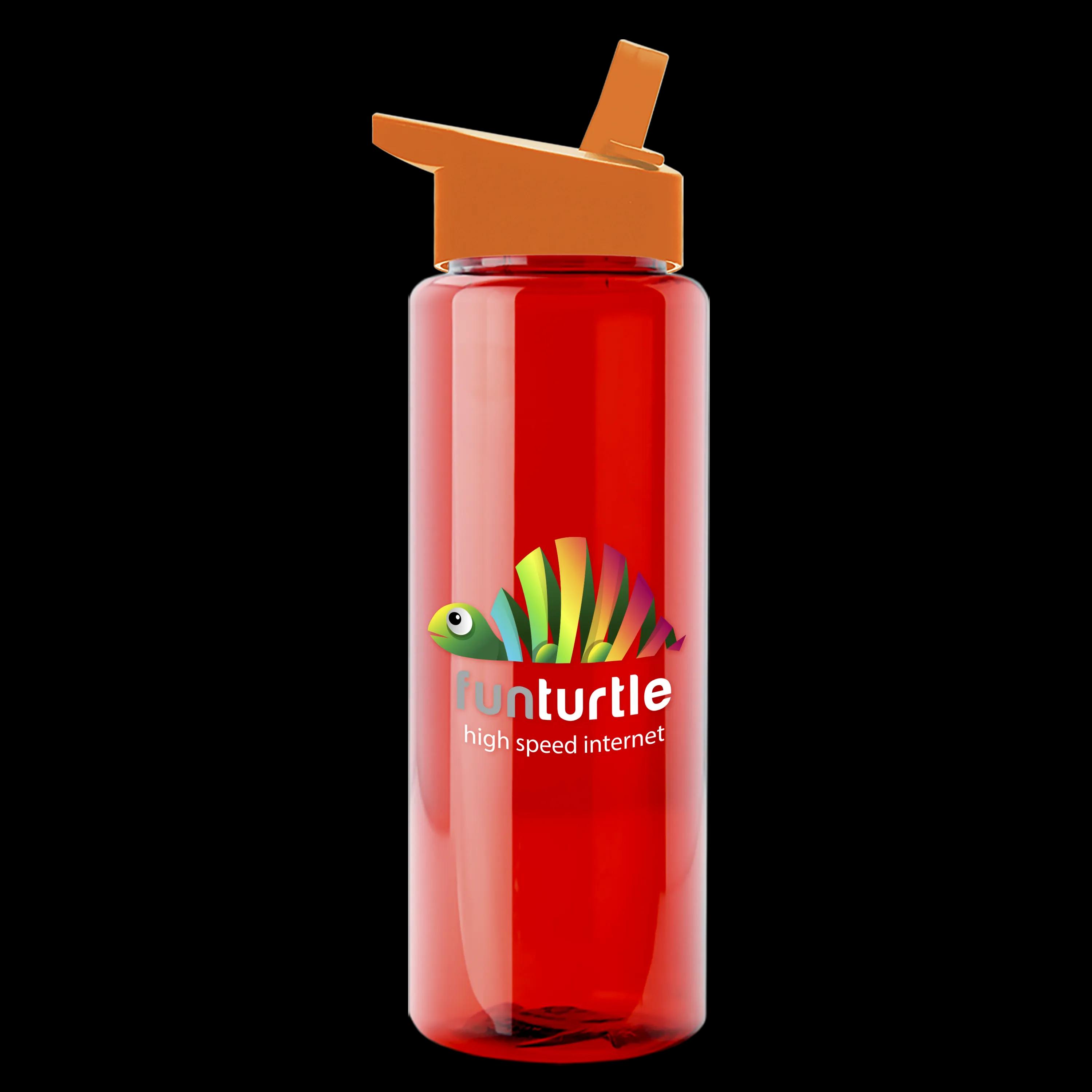 Garyline® Slim Fit RPET Bottle with Flip-Straw Lid - 32 oz. 97 of 207