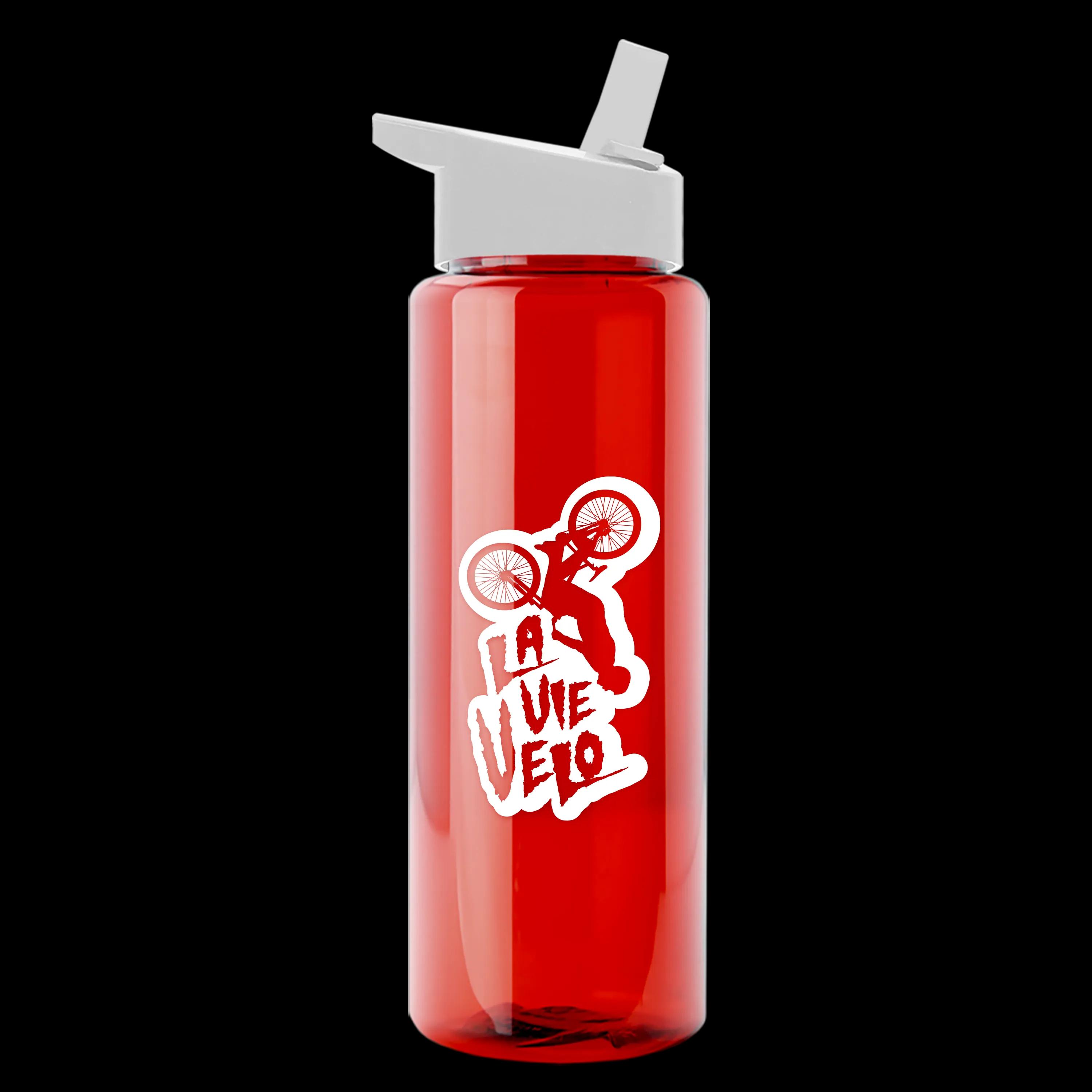 Garyline® Slim Fit RPET Bottle with Flip-Straw Lid - 32 oz. 103 of 207