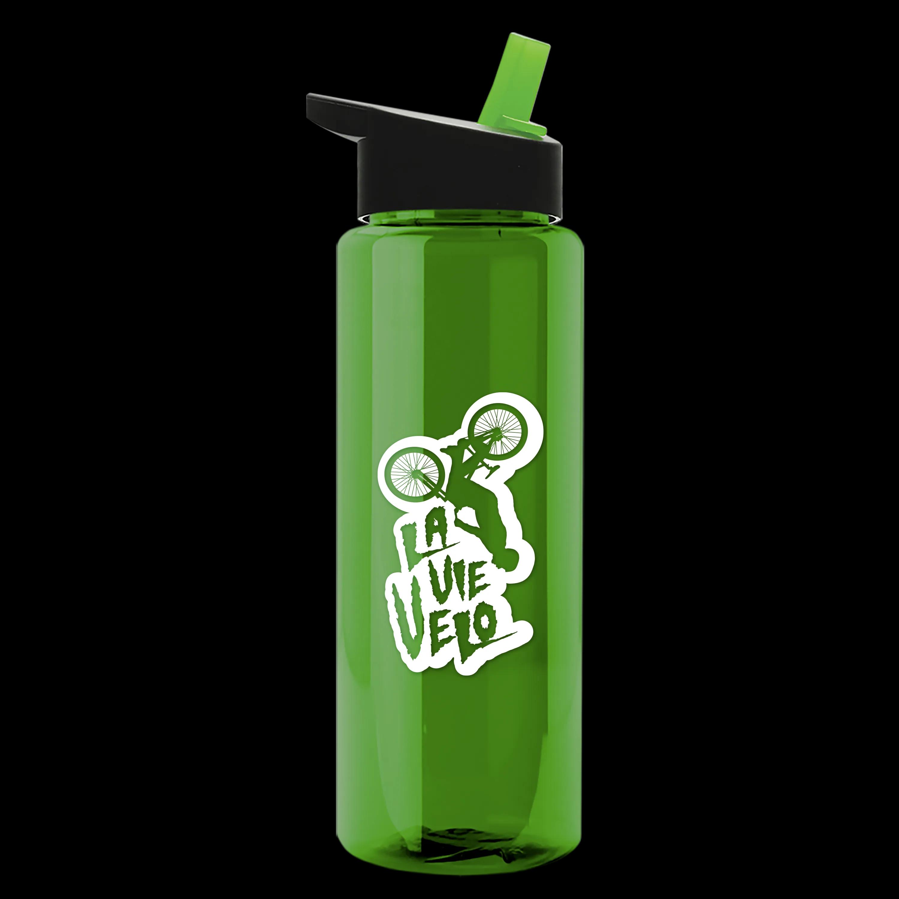 Garyline® Slim Fit RPET Bottle with Flip-Straw Lid - 32 oz. 72 of 207