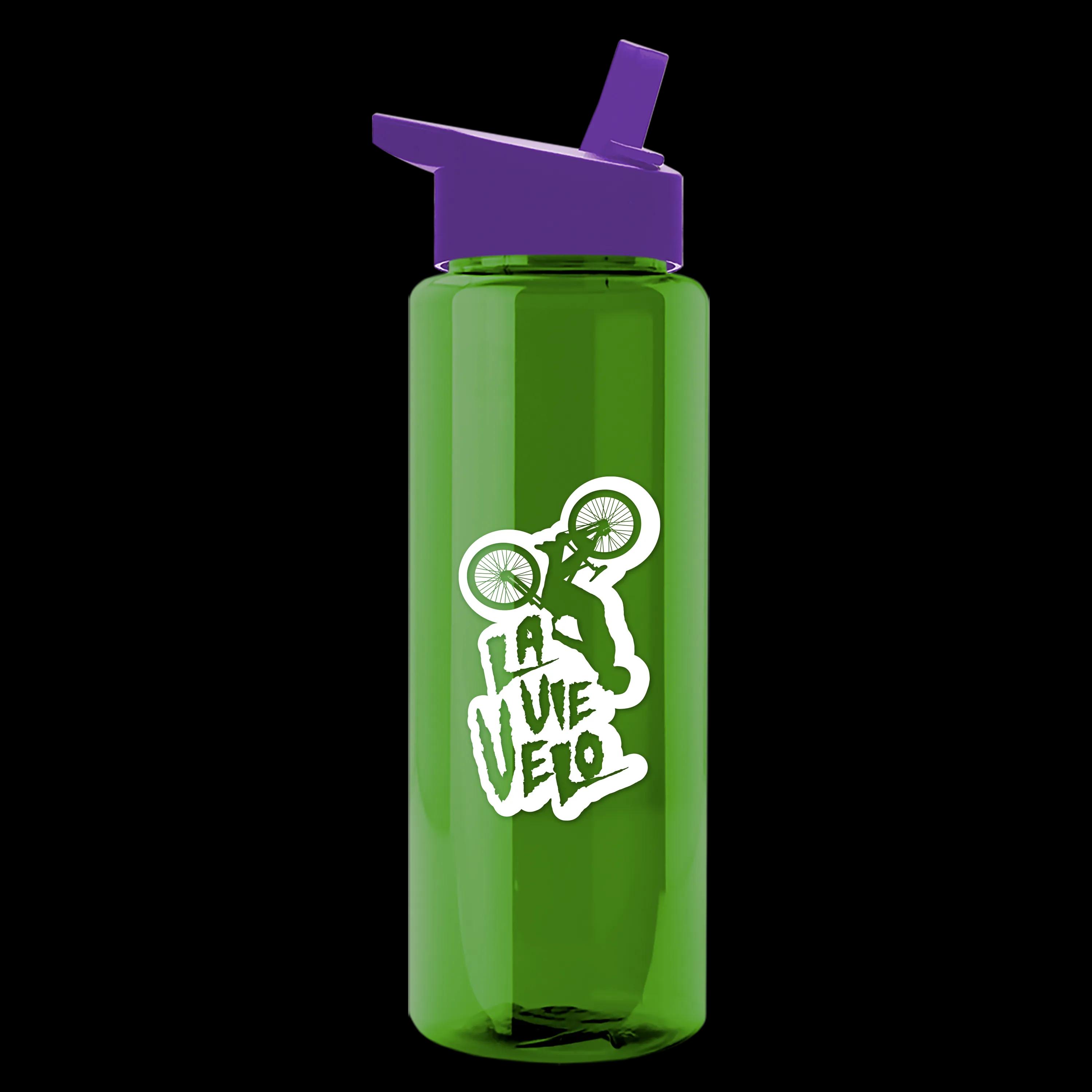 Garyline® Slim Fit RPET Bottle with Flip-Straw Lid - 32 oz. 83 of 207