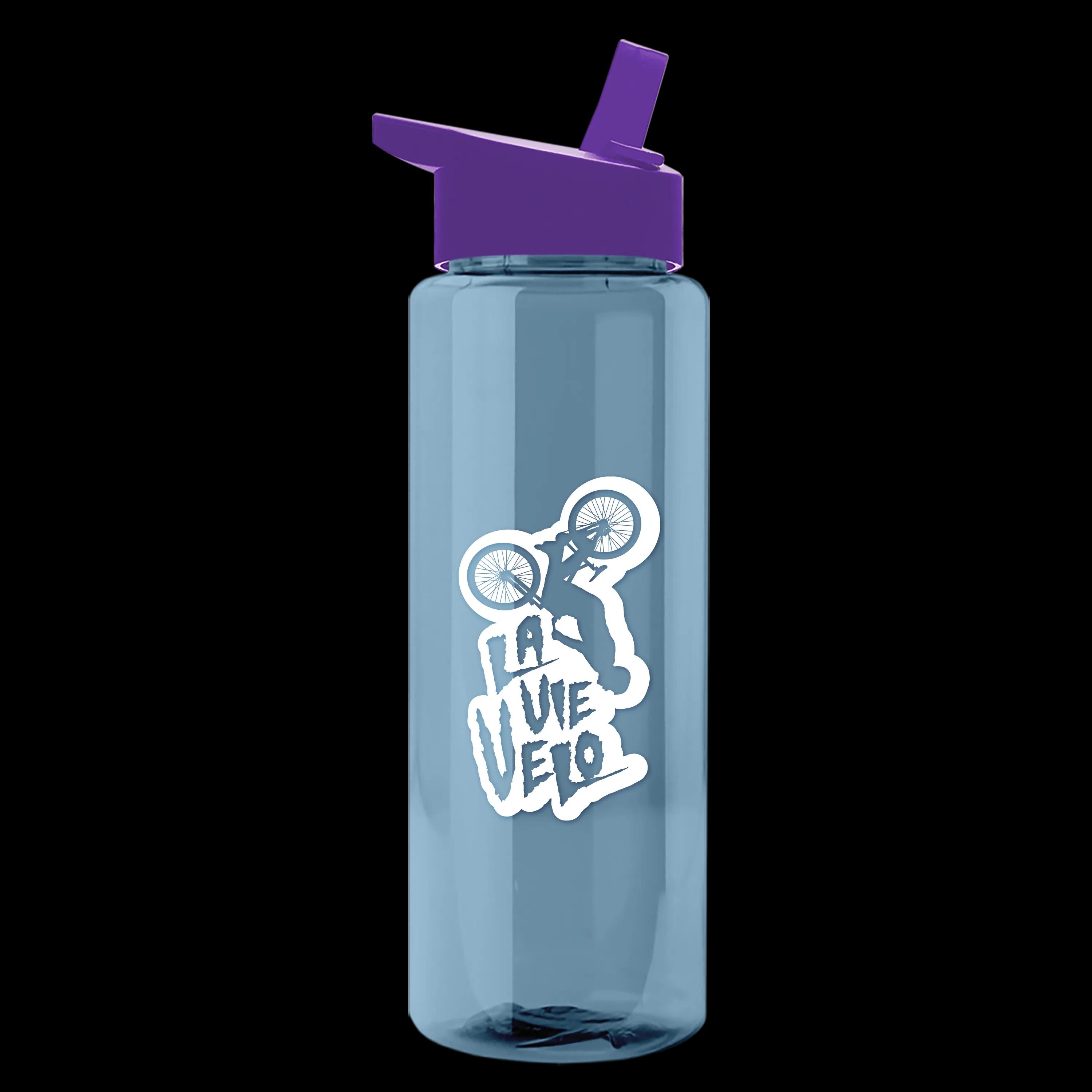 Garyline® Slim Fit RPET Bottle with Flip-Straw Lid - 32 oz. 65 of 207