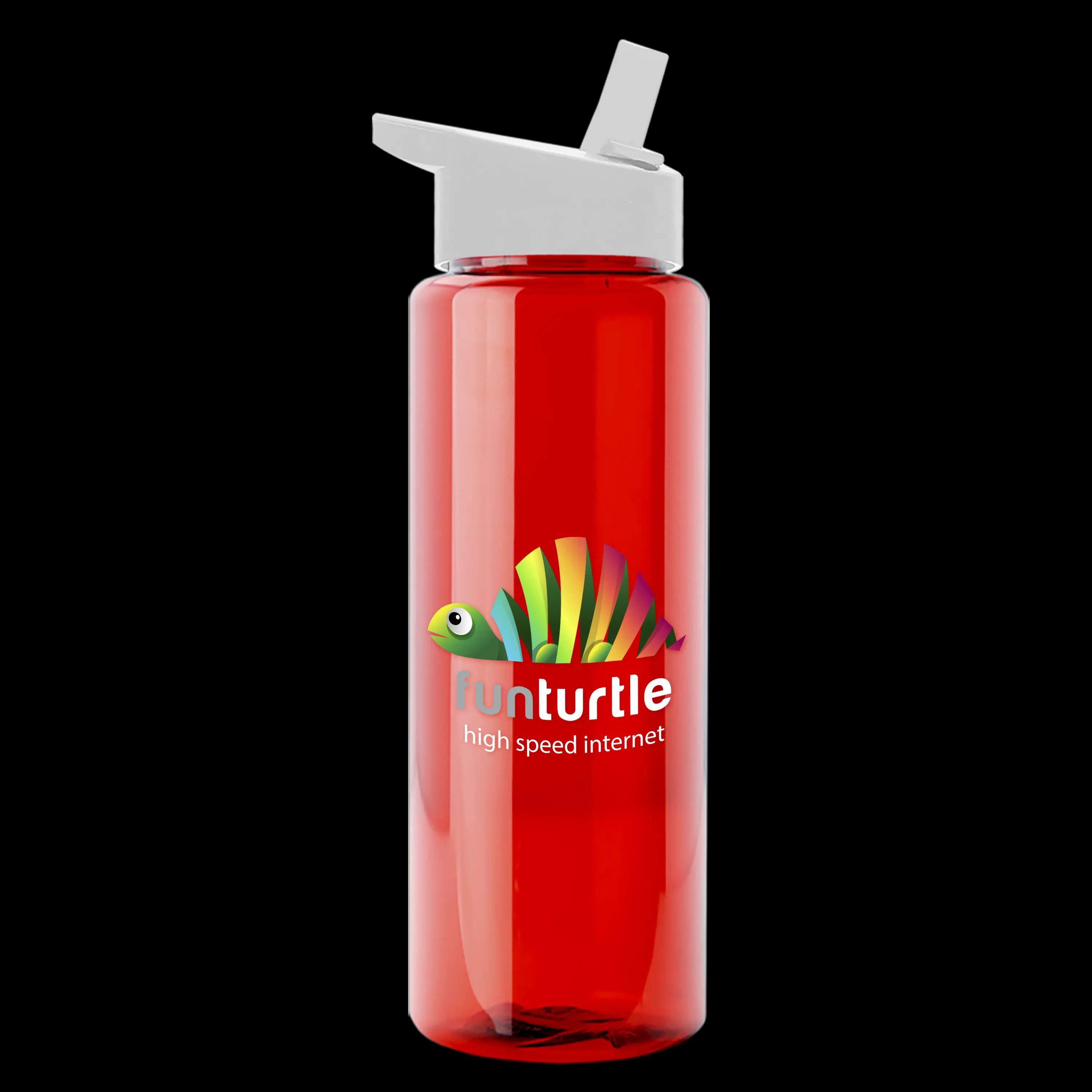 Garyline® Slim Fit RPET Bottle with Flip-Straw Lid - 32 oz. 104 of 207