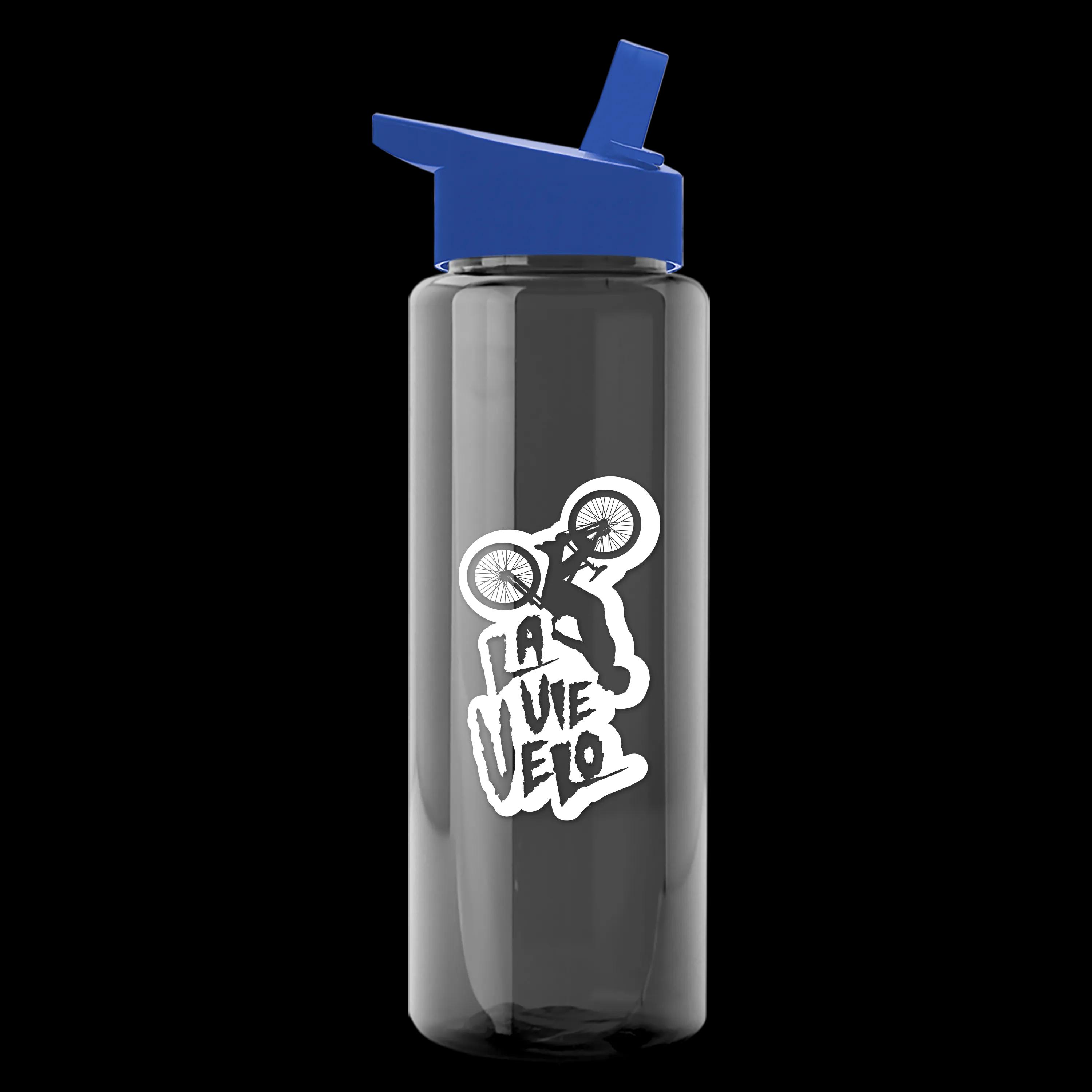 Garyline® Slim Fit RPET Bottle with Flip-Straw Lid - 32 oz. 136 of 207