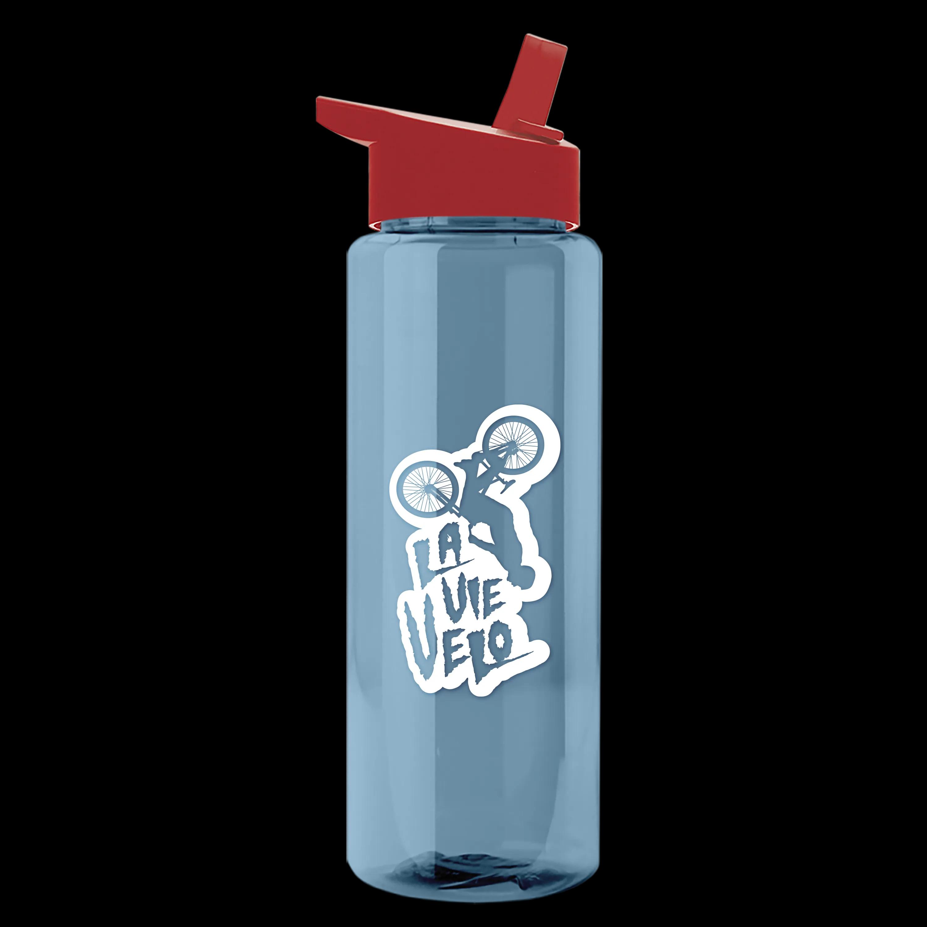 Garyline® Slim Fit RPET Bottle with Flip-Straw Lid - 32 oz. 11 of 207