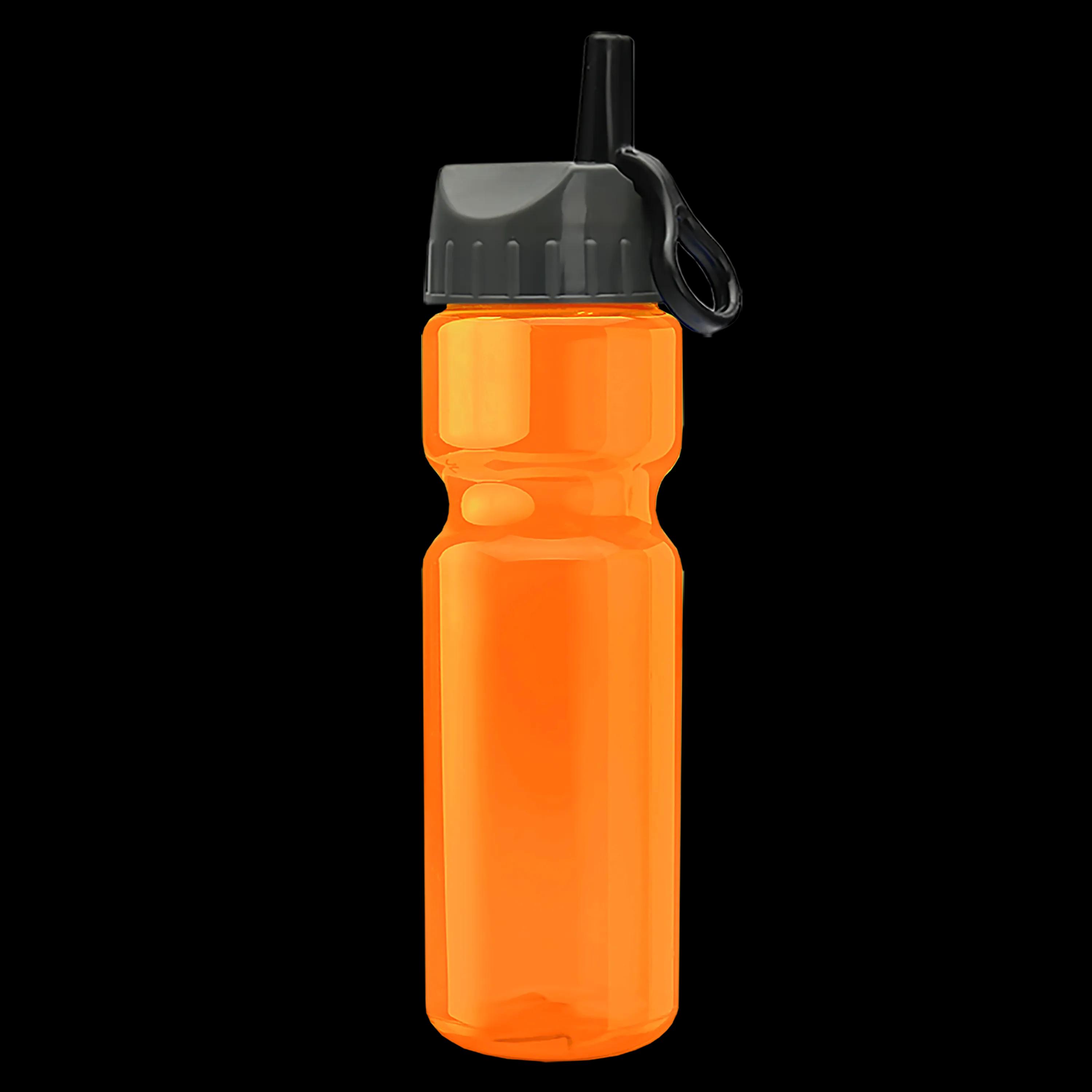 Garyline® Champ Recycled Bottle with Ring-Straw Lid - 28 oz.