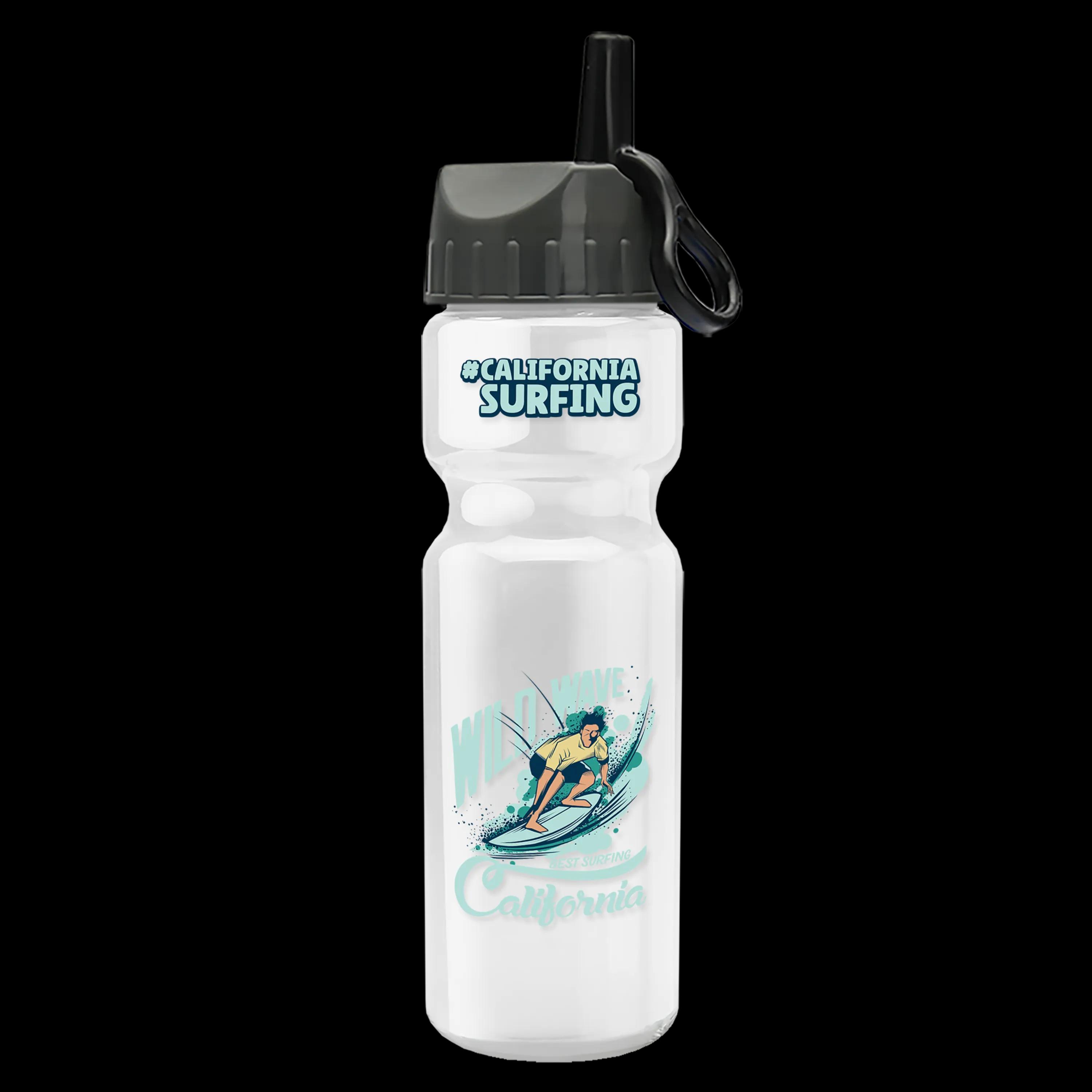 Garyline® Champ Recycled Bottle with Ring-Straw Lid - 28 oz. 64 of 65