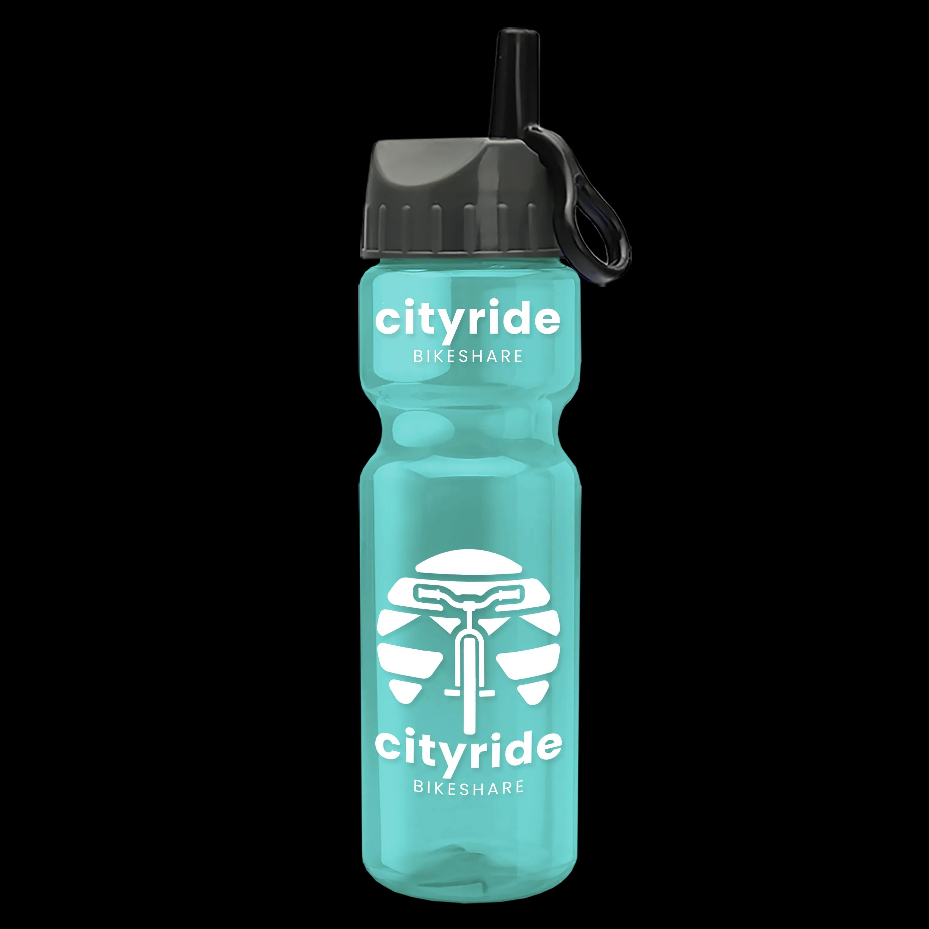 Garyline® Champ Recycled Bottle with Ring-Straw Lid - 28 oz. 10 of 65