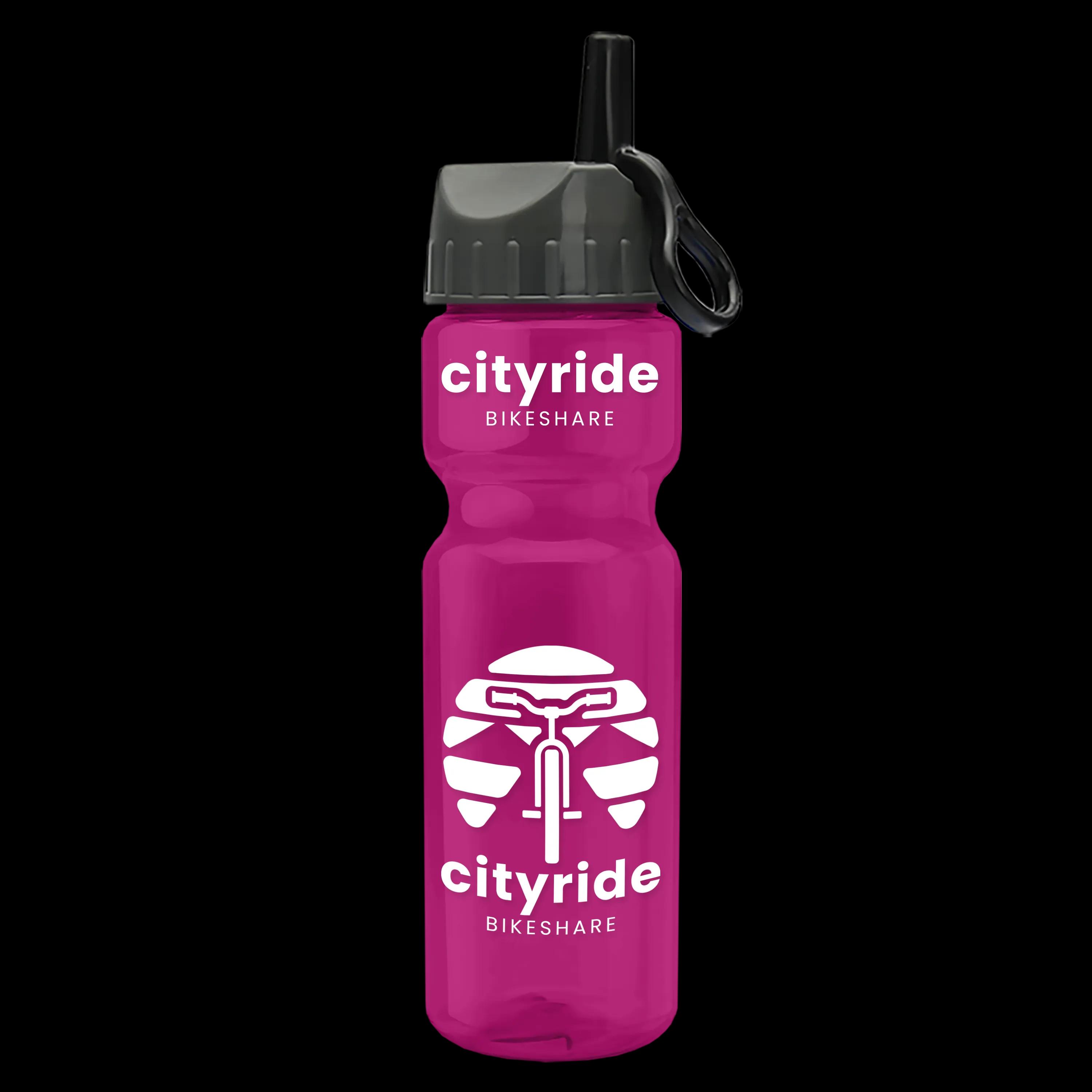 Garyline® Champ Recycled Bottle with Ring-Straw Lid - 28 oz. 57 of 65