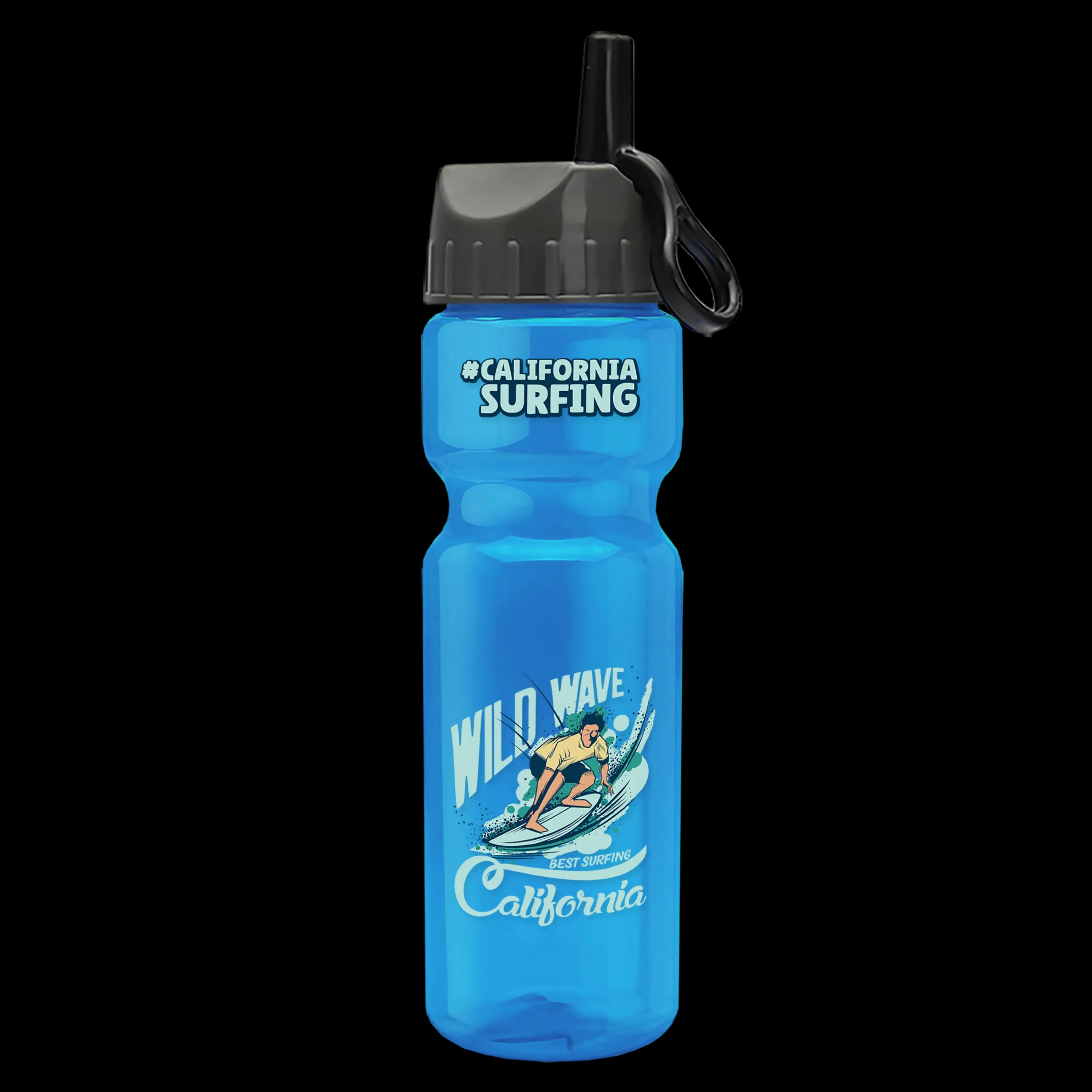Garyline® Champ Recycled Bottle with Ring-Straw Lid - 28 oz. 55 of 65