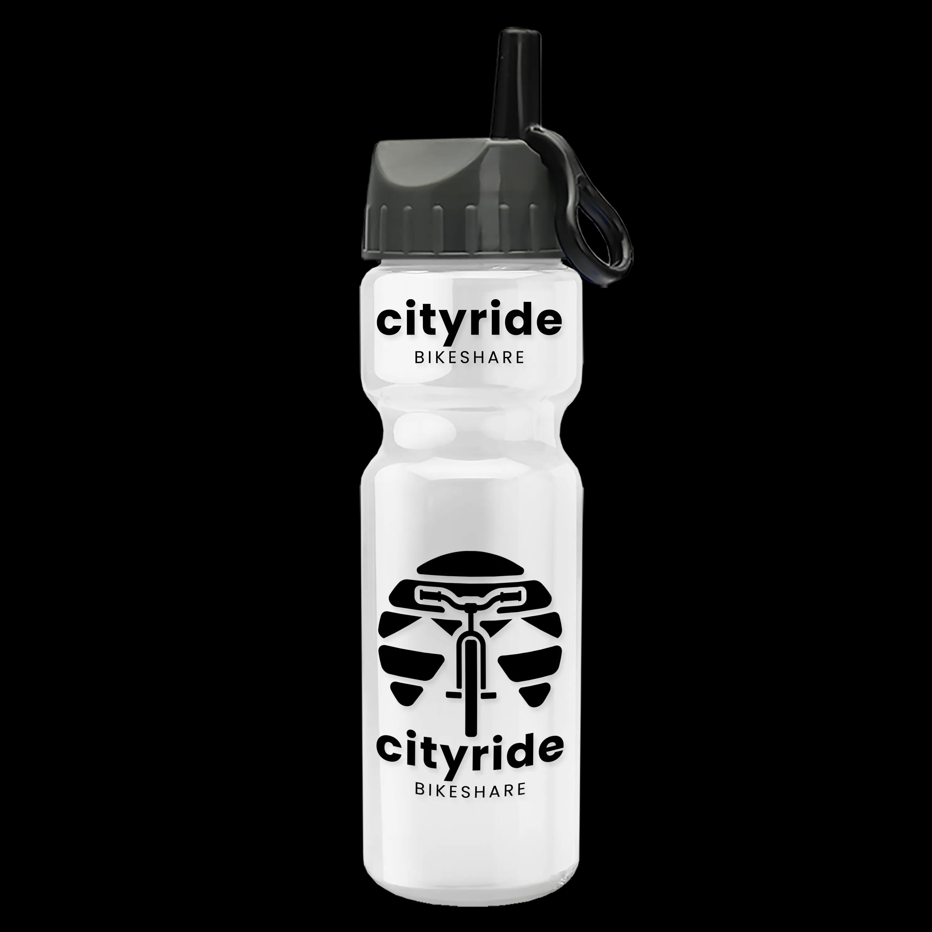Garyline® Champ Recycled Bottle with Ring-Straw Lid - 28 oz. 63 of 65